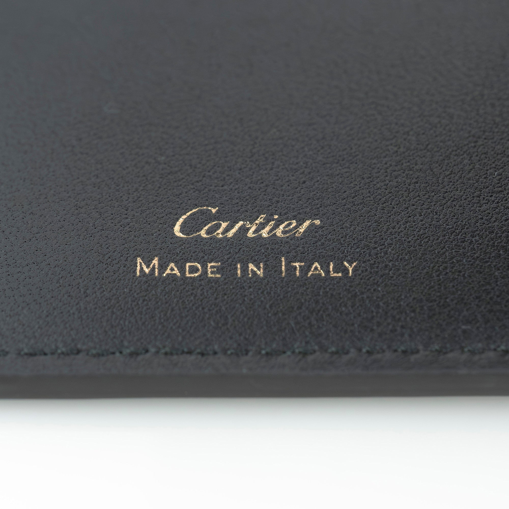 Cartier Panthère de Cartier Tri-fold Wallet in Cherry Red Calfskin [Excellent Condition, Box Included]