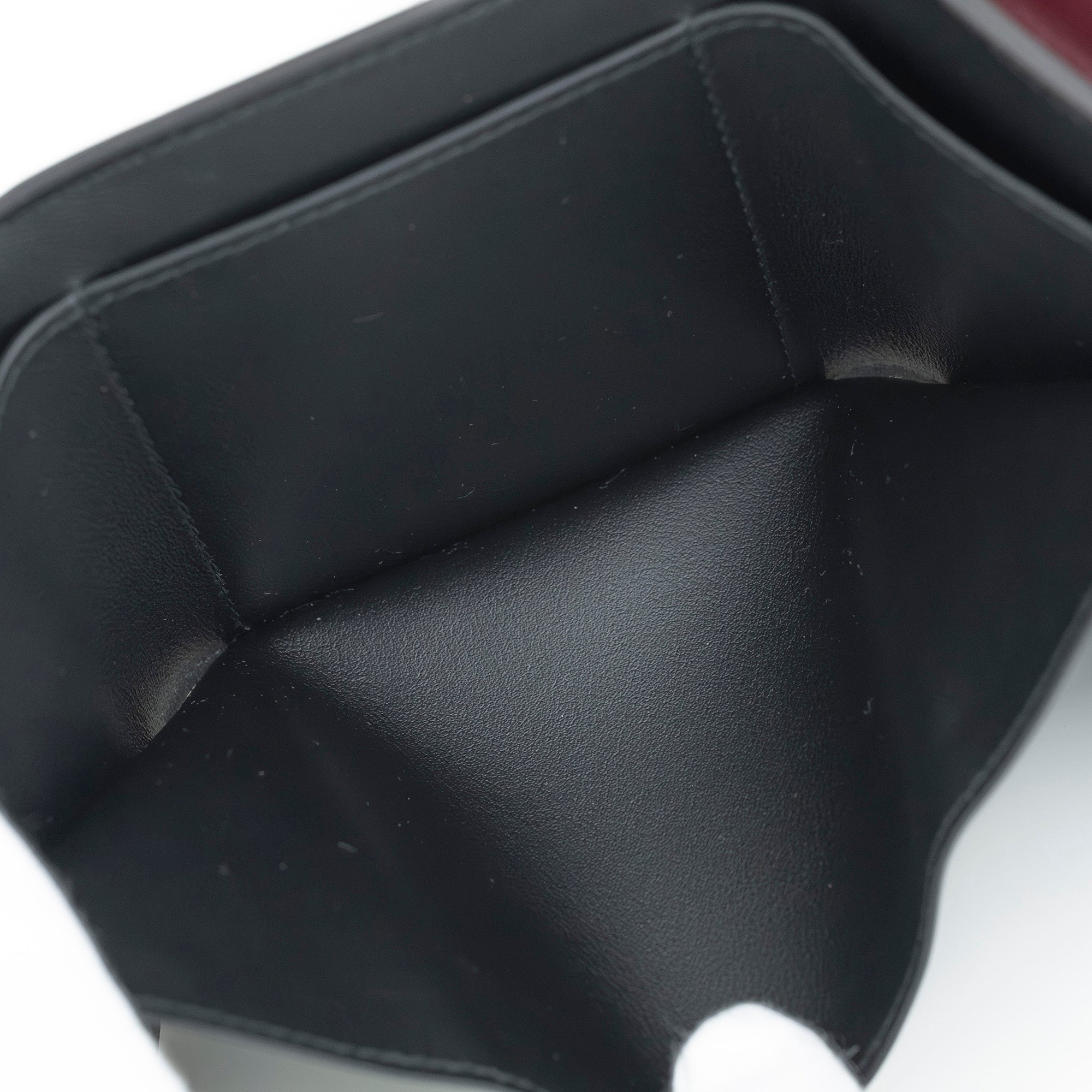 Cartier Panthère de Cartier Tri-fold Wallet in Cherry Red Calfskin [Excellent Condition, Box Included]