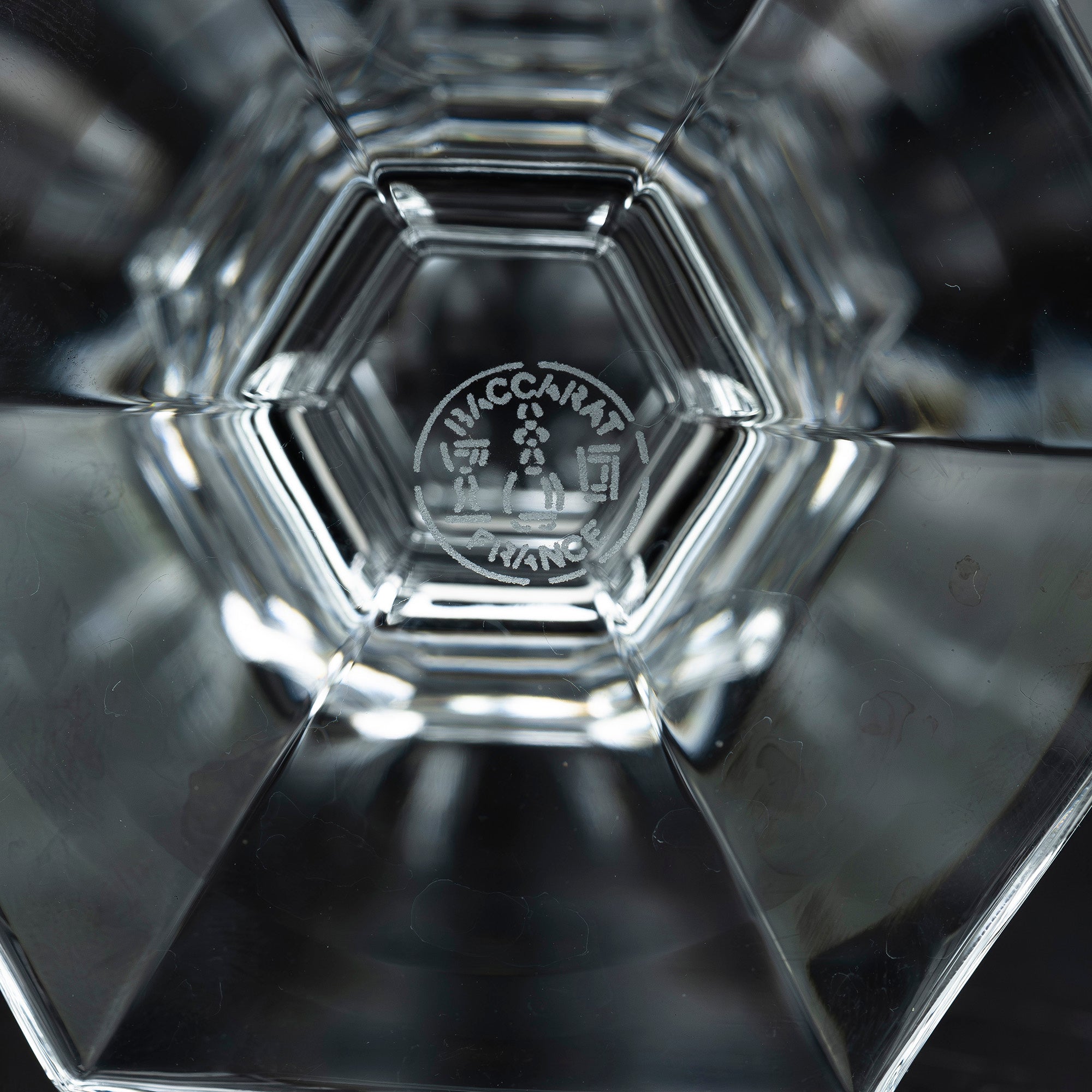 Baccarat アルクール 花形 クリスタル皿 フランス製 バカラ Baccarat アルクール ワイングラス 2客セット クリスタル