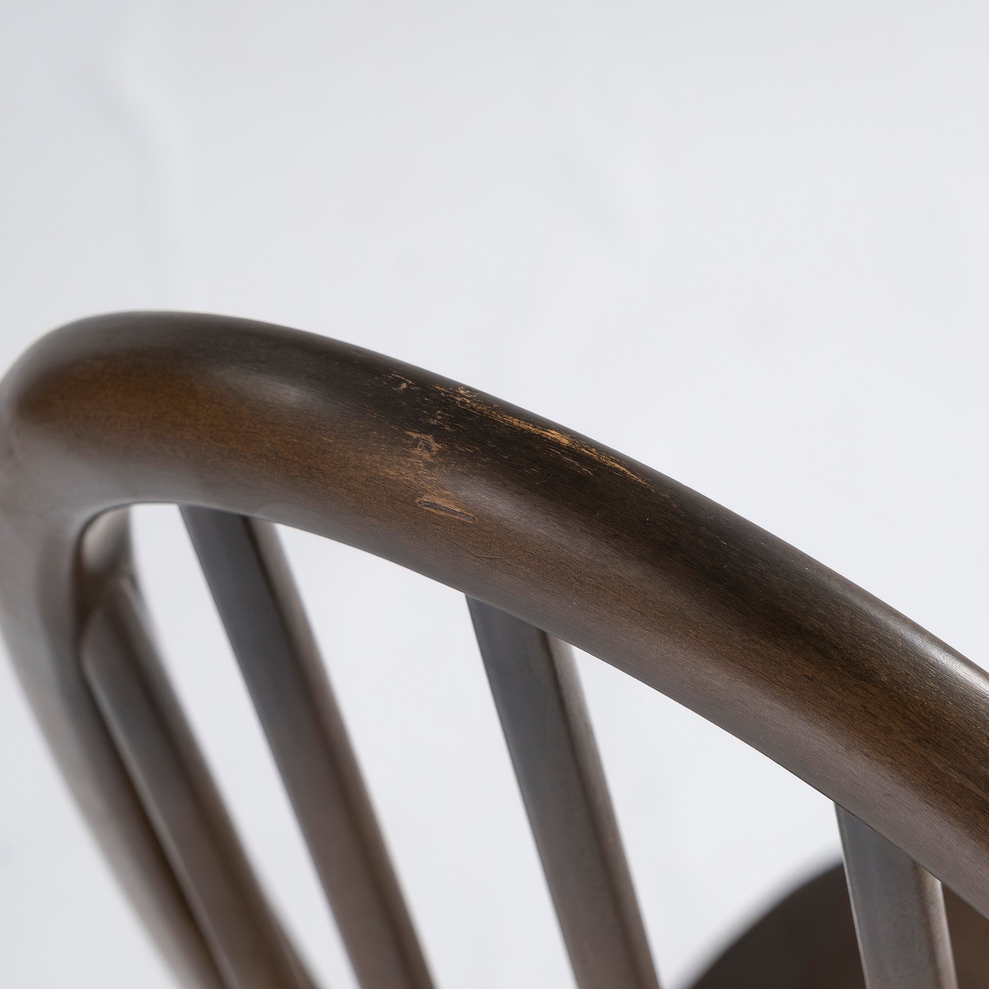 Dining chairs, Ercol Quaker Chairs (2), elm and beech wood, British, Windsor chairs, British vintage, mid-century.