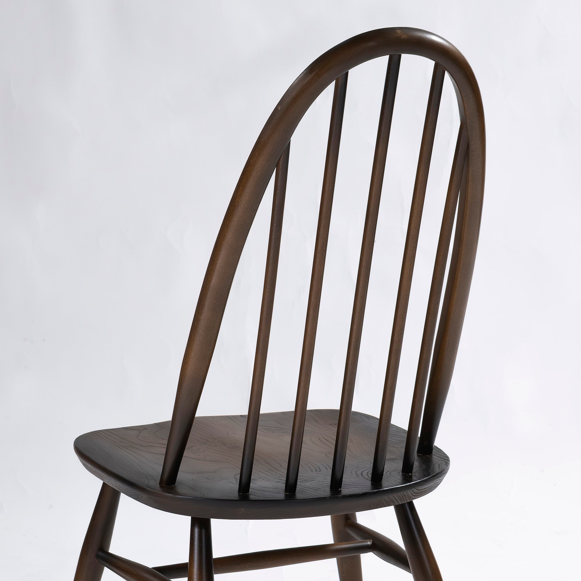 Dining chairs, Ercol Quaker Chairs (2), elm and beech wood, British, Windsor chairs, British vintage, mid-century.