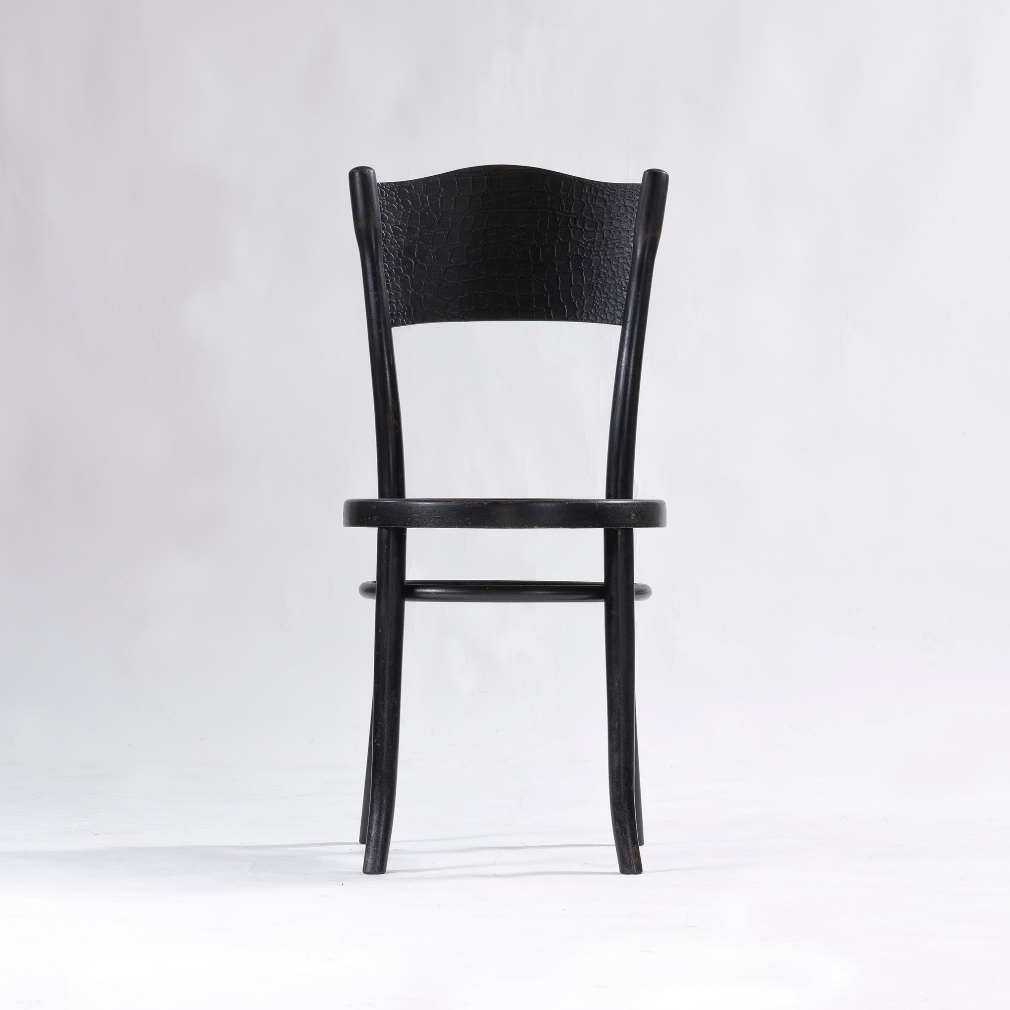 ダイニングチェア トーネット THONET 1930s ベントウッドチェア クロコパネル(1) ポーランド製 ビーチ材 ◆希少◆ 曲木 アンティーク