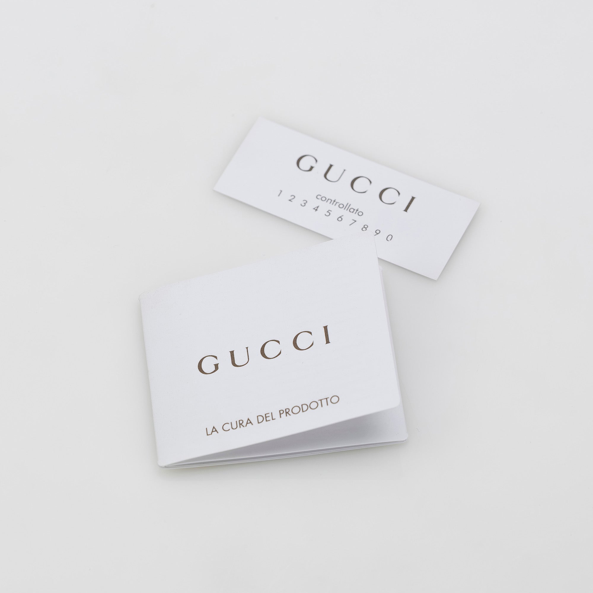 グッチ GUCCI 二つ折り 札入れ レザー ウォレット ブラウン ロゴ刻印 メンズ 【美品・箱付】