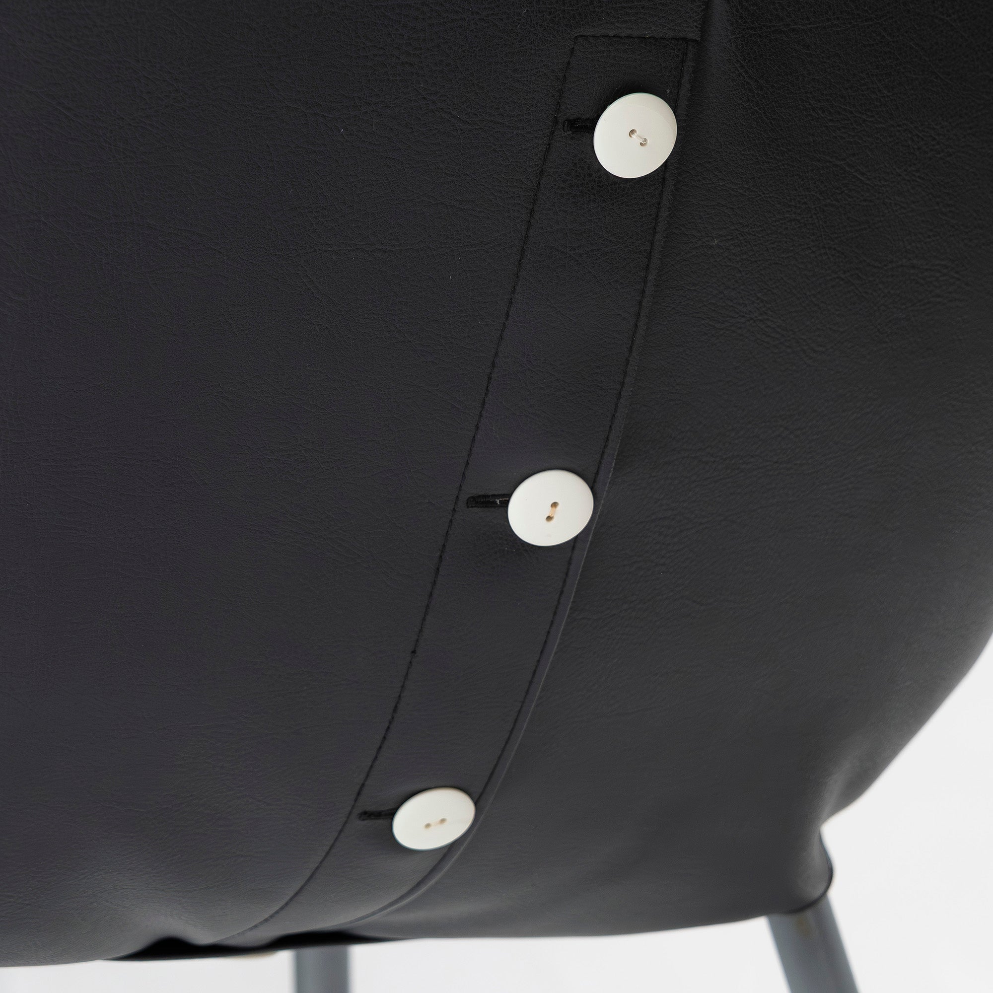 ダイニングチェア リーンロゼ ligne roset ROSETCalin ロゼカラン PVCレザー(1) スチール脚 モダンデザイン フレンチモダン ラグジュアリー