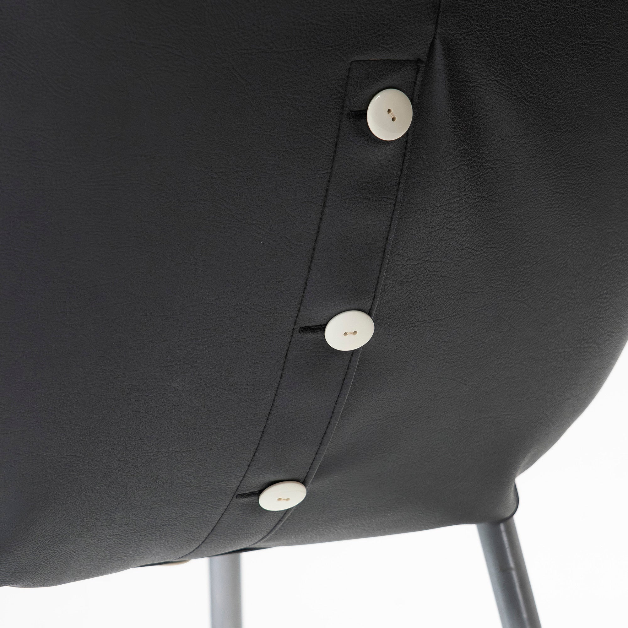 ダイニングチェア リーンロゼ ligne roset ROSETCalin ロゼカラン PVCレザー(3) スチール脚 モダンデザイン フレンチモダン ラグジュアリー