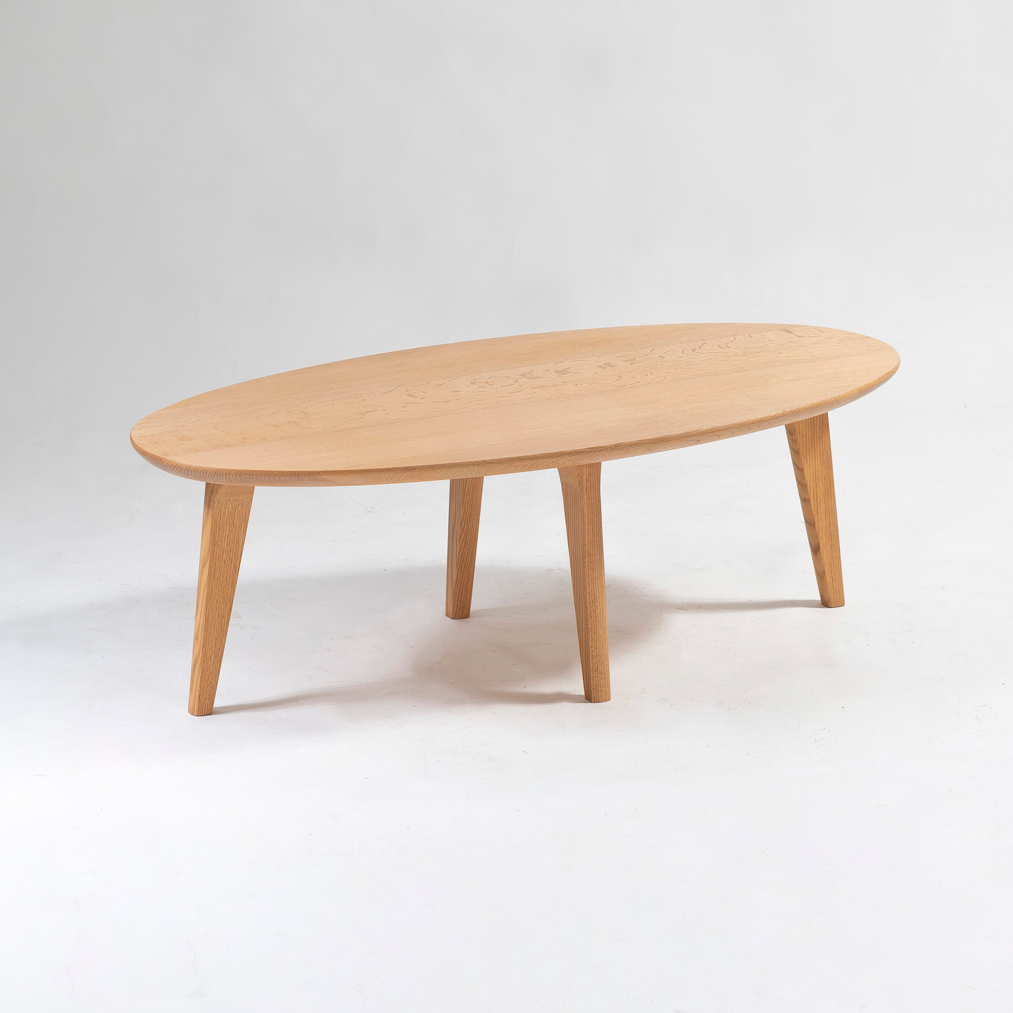 センターテーブル 柏木工 KASHIWA Nソフィー リビングテーブル 幅120cm オーク無垢材 ナラ材 オーバル天板 北欧 ナチュラル 和モダン 国産