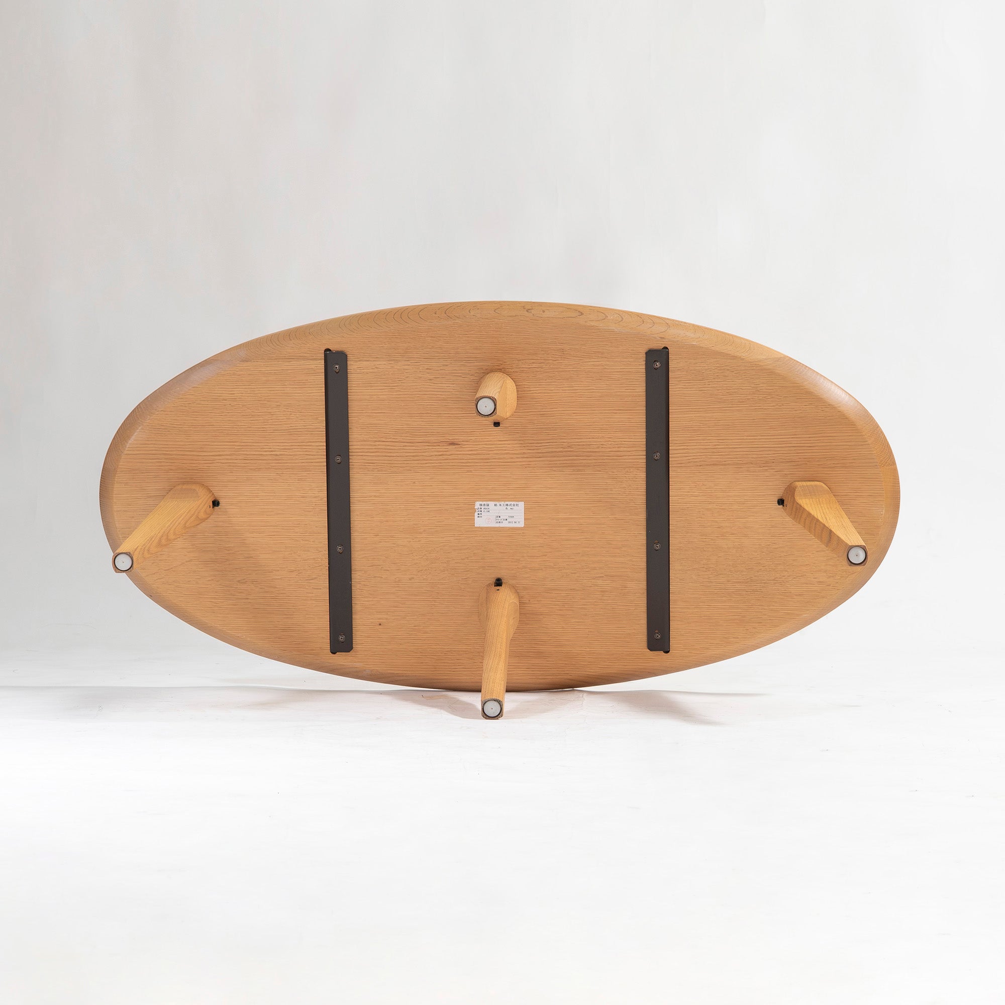 センターテーブル 柏木工 KASHIWA Nソフィー リビングテーブル 幅120cm オーク無垢材 ナラ材 オーバル天板 北欧 ナチュラル 和モダン 国産