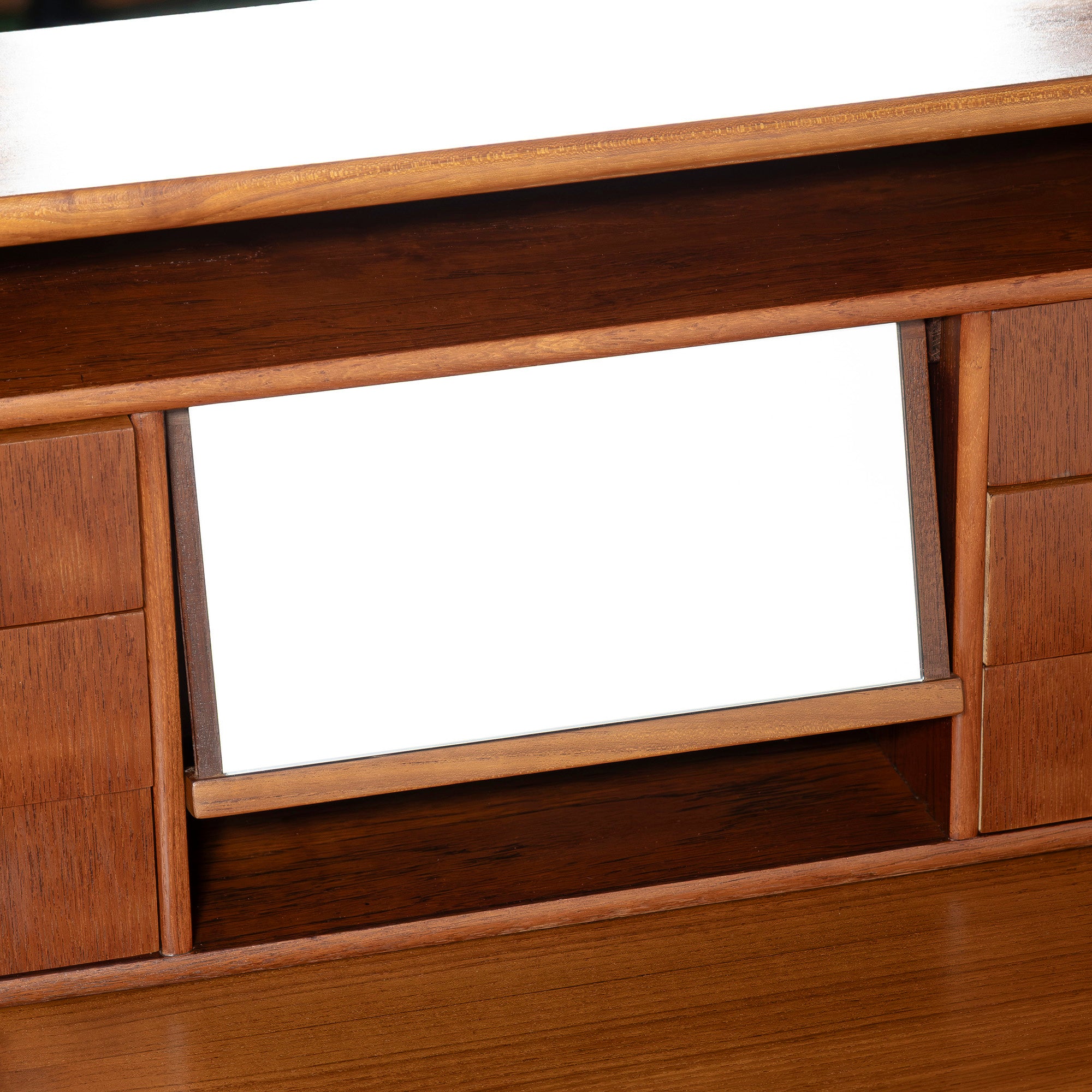 北欧ヴィンテージ ライティングビューロー チーク材 1960s デンマーク ミッドセンチュリー ライティングデスク リビング収納 キャビネット