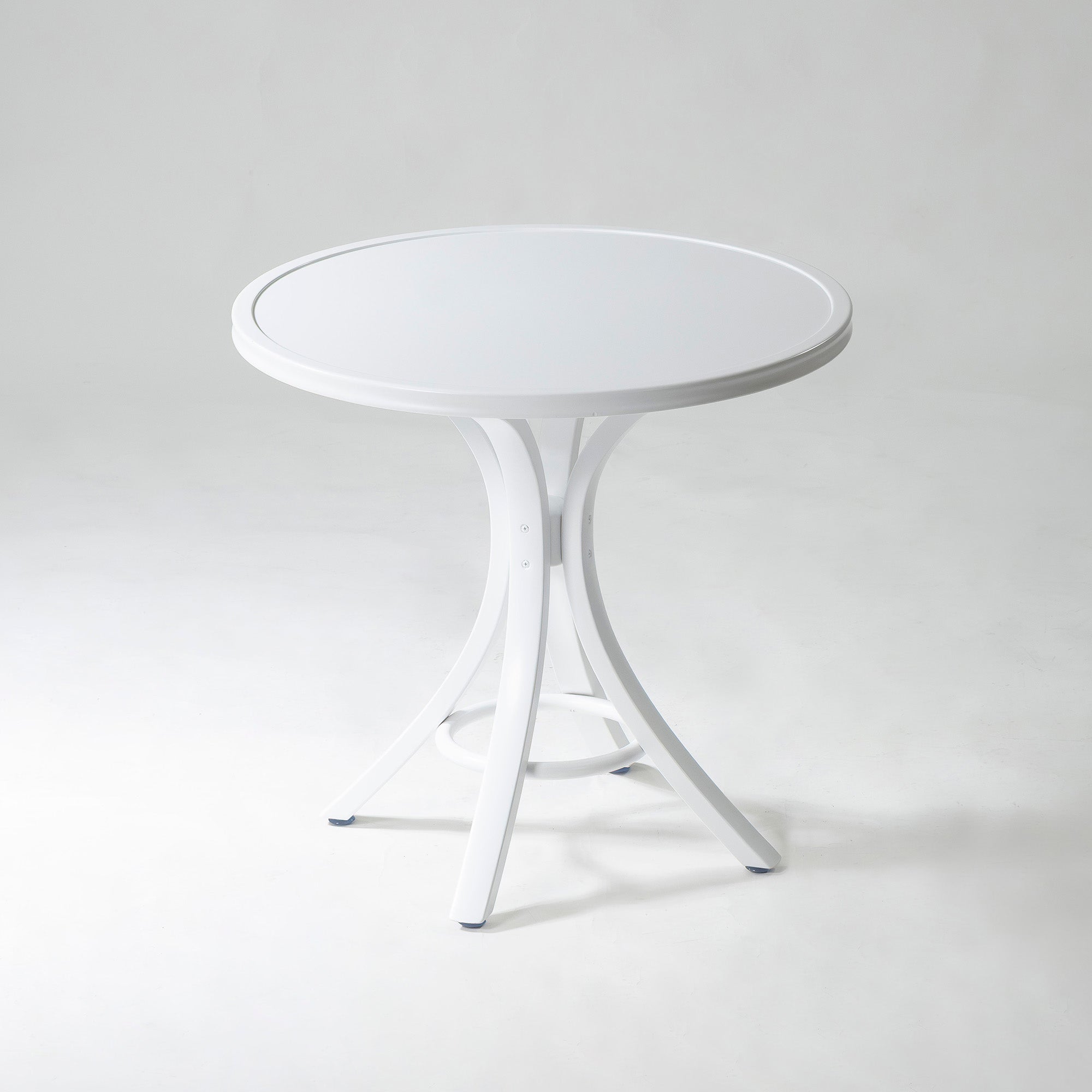 ダイニングテーブル 秋田木工 T-130 カフェテーブル 75cm ブナ材 曲木 ベントウッド 丸テーブル ホワイト ナチュラル 北欧モダン シンプル