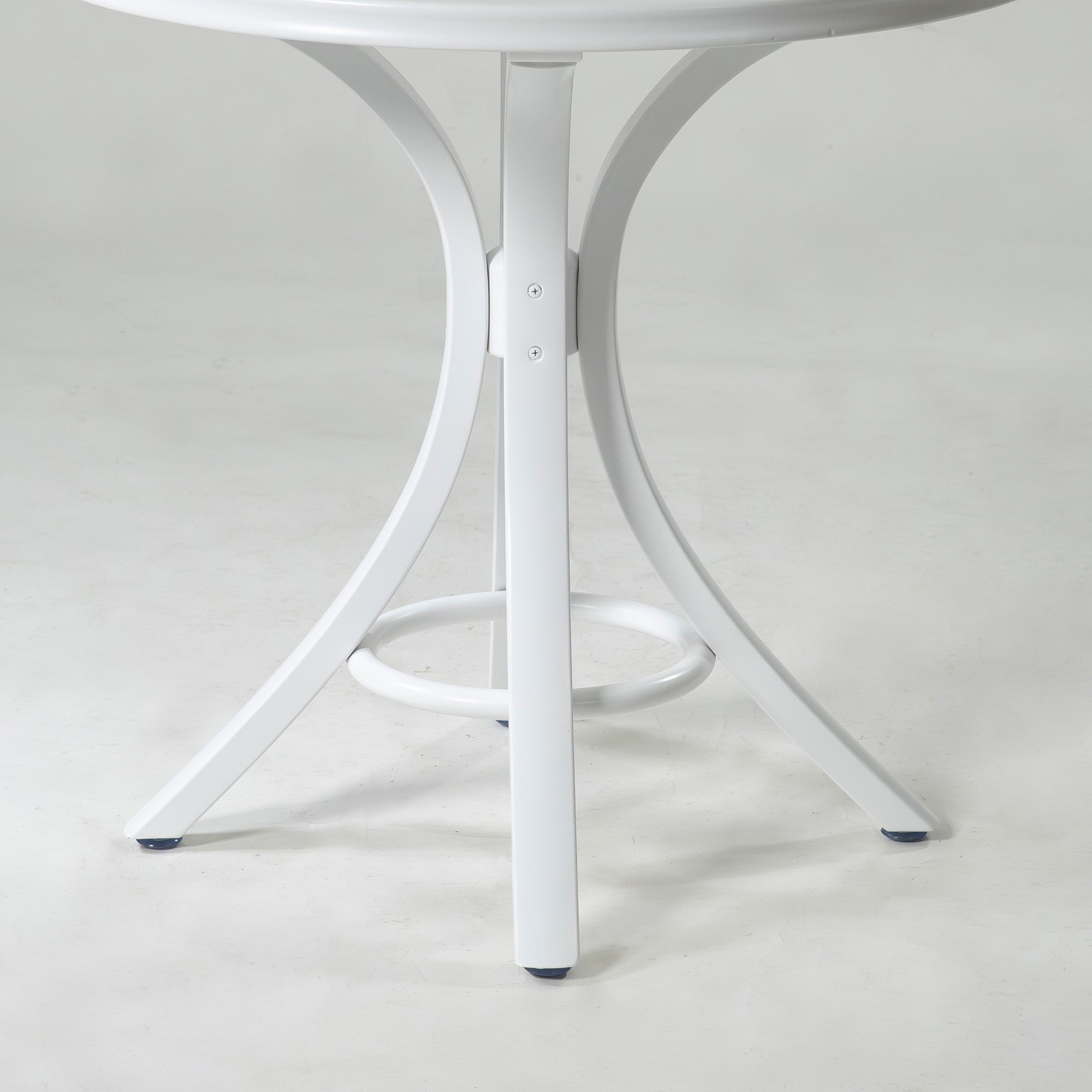 ダイニングテーブル 秋田木工 T-130 カフェテーブル 75cm ブナ材 曲木 ベントウッド 丸テーブル ホワイト ナチュラル 北欧モダン シンプル