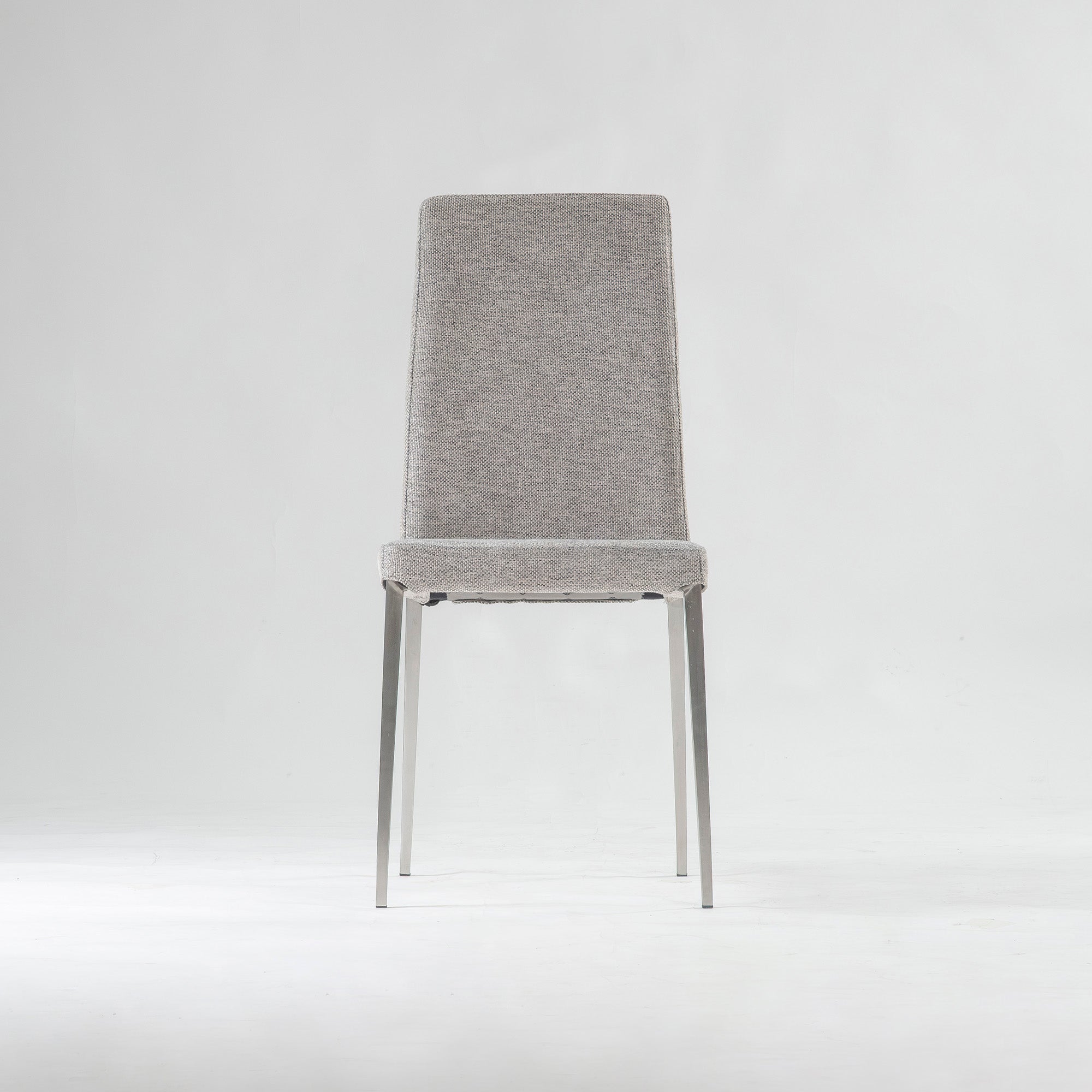 ダイニングチェア ボーコンセプト BoConcept NICO ニコ アームレスチェア グレー(1) ファブリック ステンレス脚 北欧モダン シンプルモダン