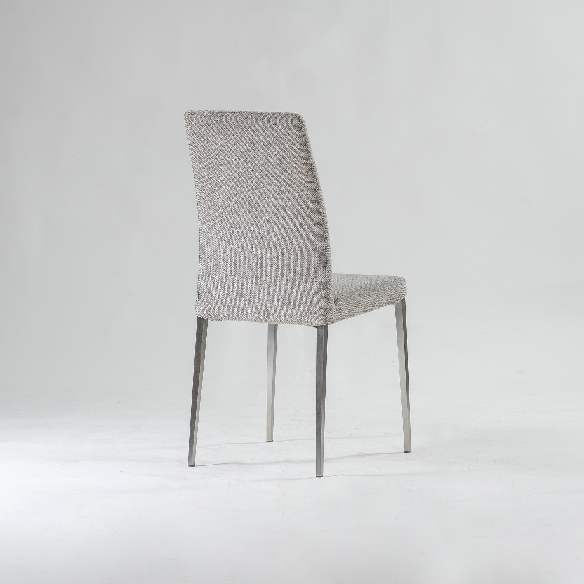 ダイニングチェア ボーコンセプト BoConcept NICO ニコ アームレスチェア グレー(1) ファブリック ステンレス脚 北欧モダン シンプルモダン