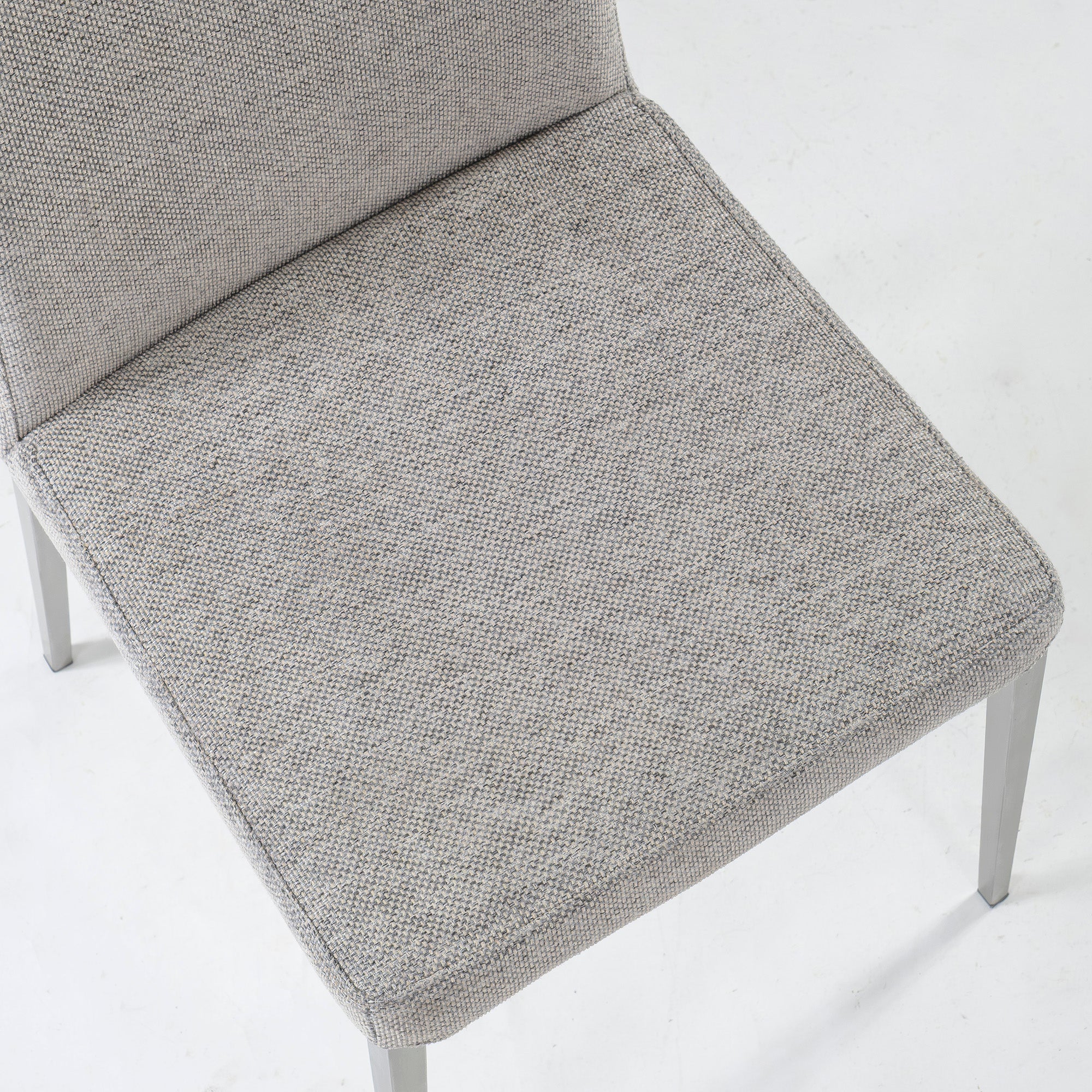 ダイニングチェア ボーコンセプト BoConcept NICO ニコ アームレスチェア グレー(1) ファブリック ステンレス脚 北欧モダン シンプルモダン