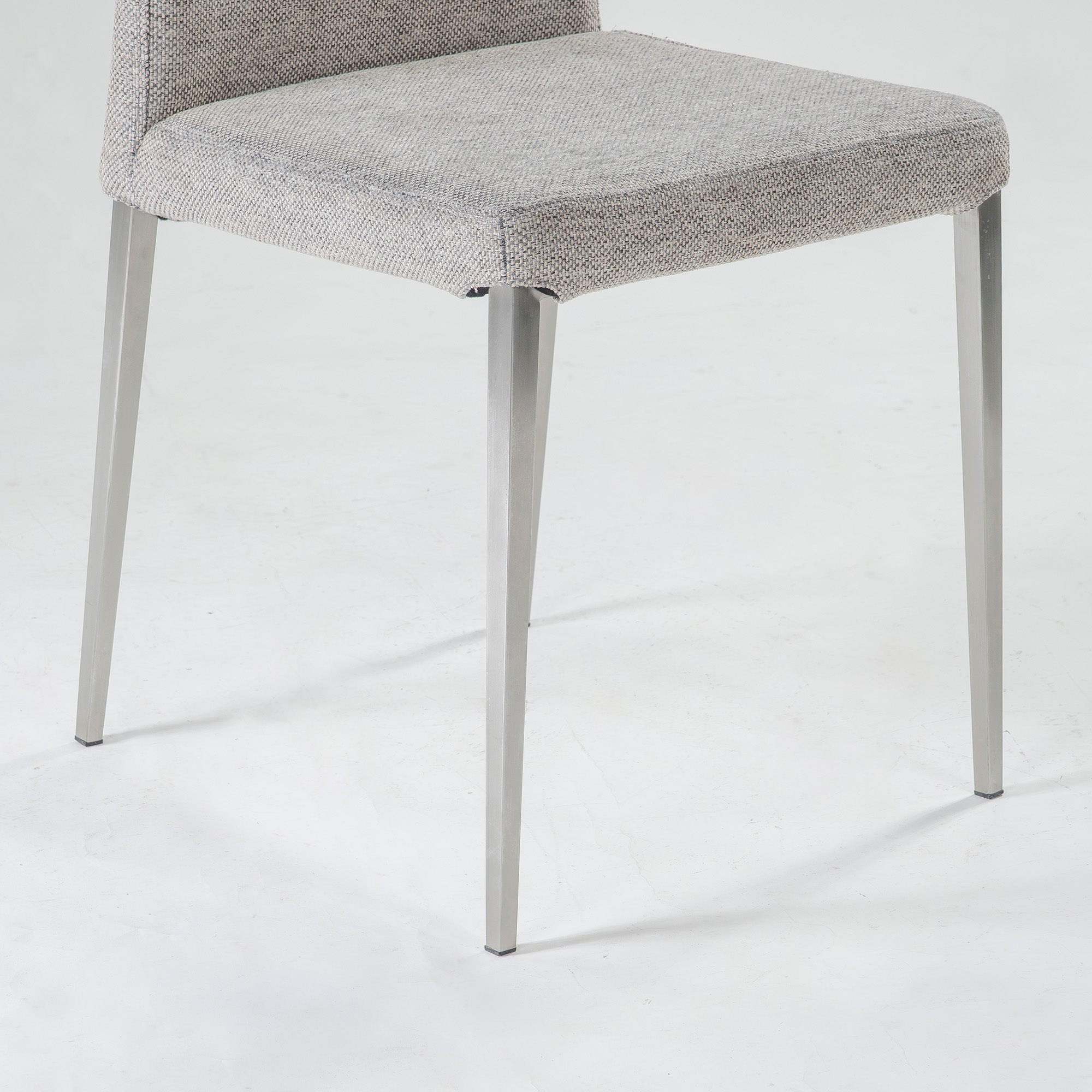 ダイニングチェア ボーコンセプト BoConcept NICO ニコ アームレスチェア グレー(1) ファブリック ステンレス脚 北欧モダン シンプルモダン