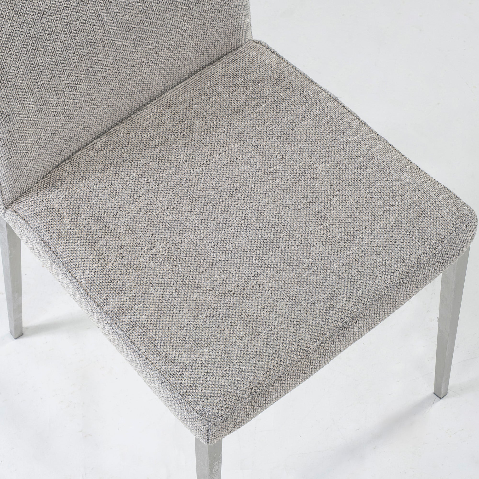 ダイニングチェア ボーコンセプト BoConcept NICO ニコ アームレスチェア グレー(2) ファブリック ステンレス脚 北欧モダン シンプルモダン