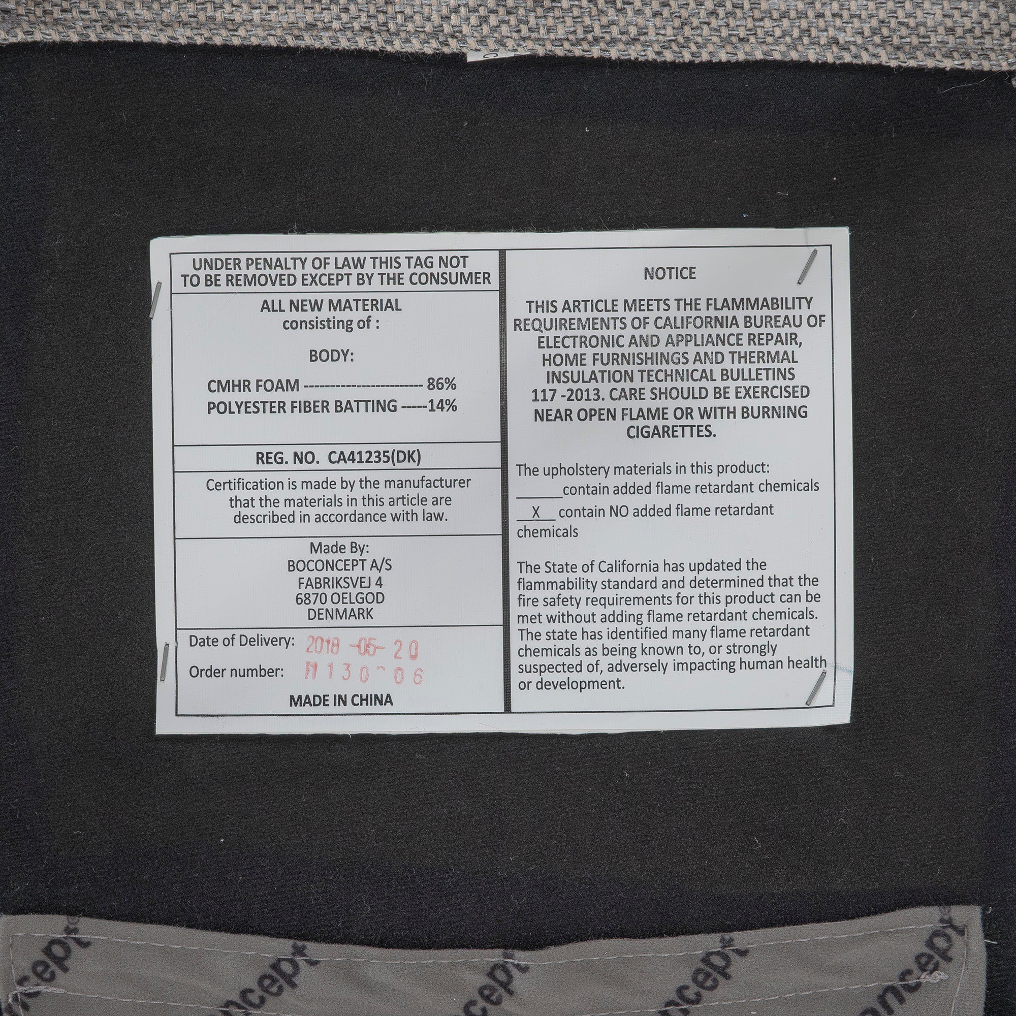 ダイニングチェア ボーコンセプト BoConcept NICO ニコ アームレスチェア グレー(3) ファブリック ステンレス脚 北欧モダン シンプルモダン