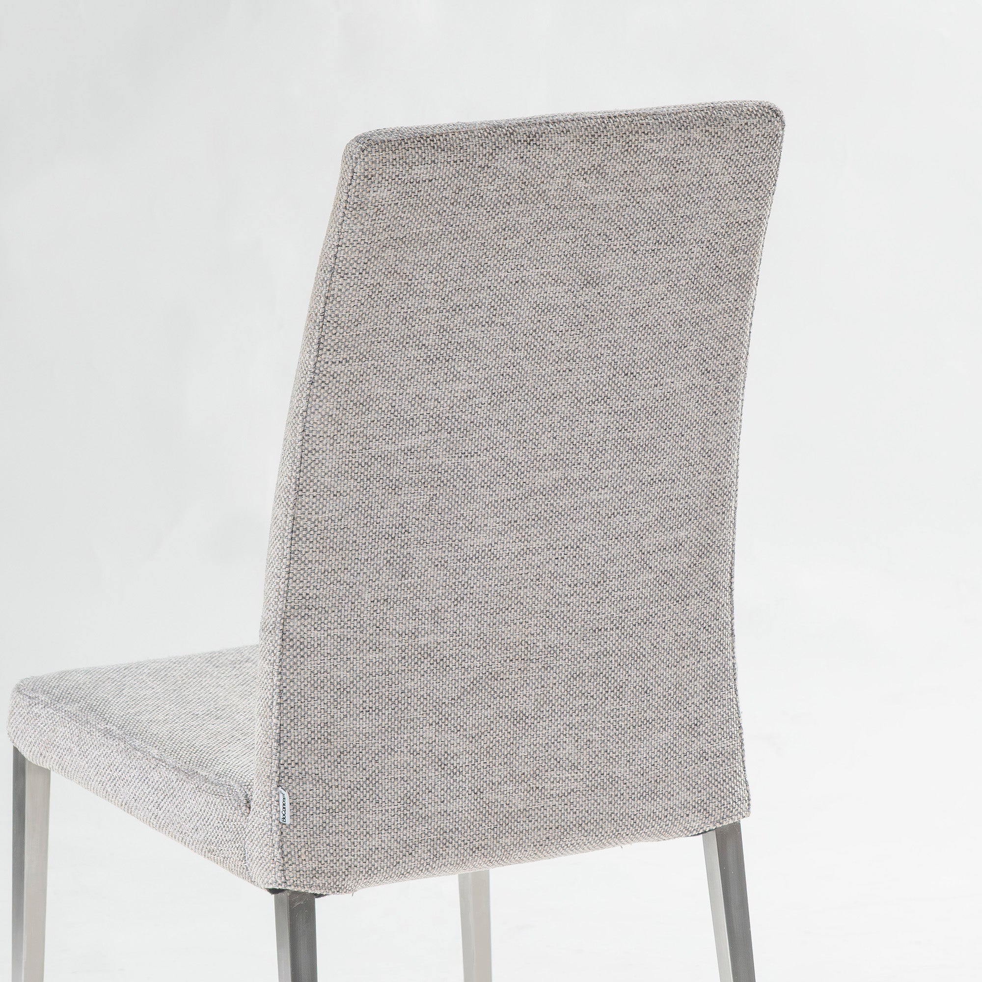 ダイニングチェア ボーコンセプト BoConcept NICO ニコ アームレスチェア グレー(3) ファブリック ステンレス脚 北欧モダン シンプルモダン