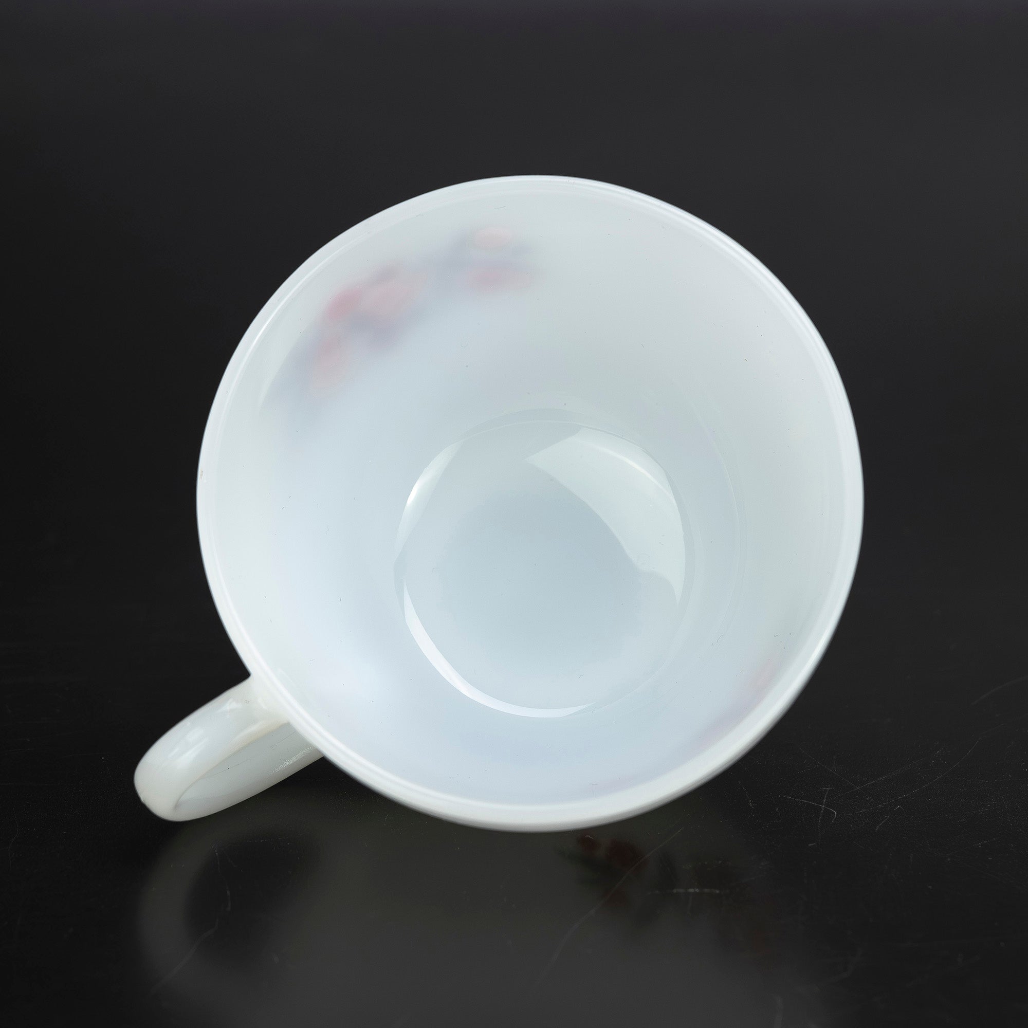 ファイヤーキング プリムローズ Fire-King Primrose カップ＆ソーサー ミルクガラス 1950～60年代 アメリカ製【ヴィンテージ】