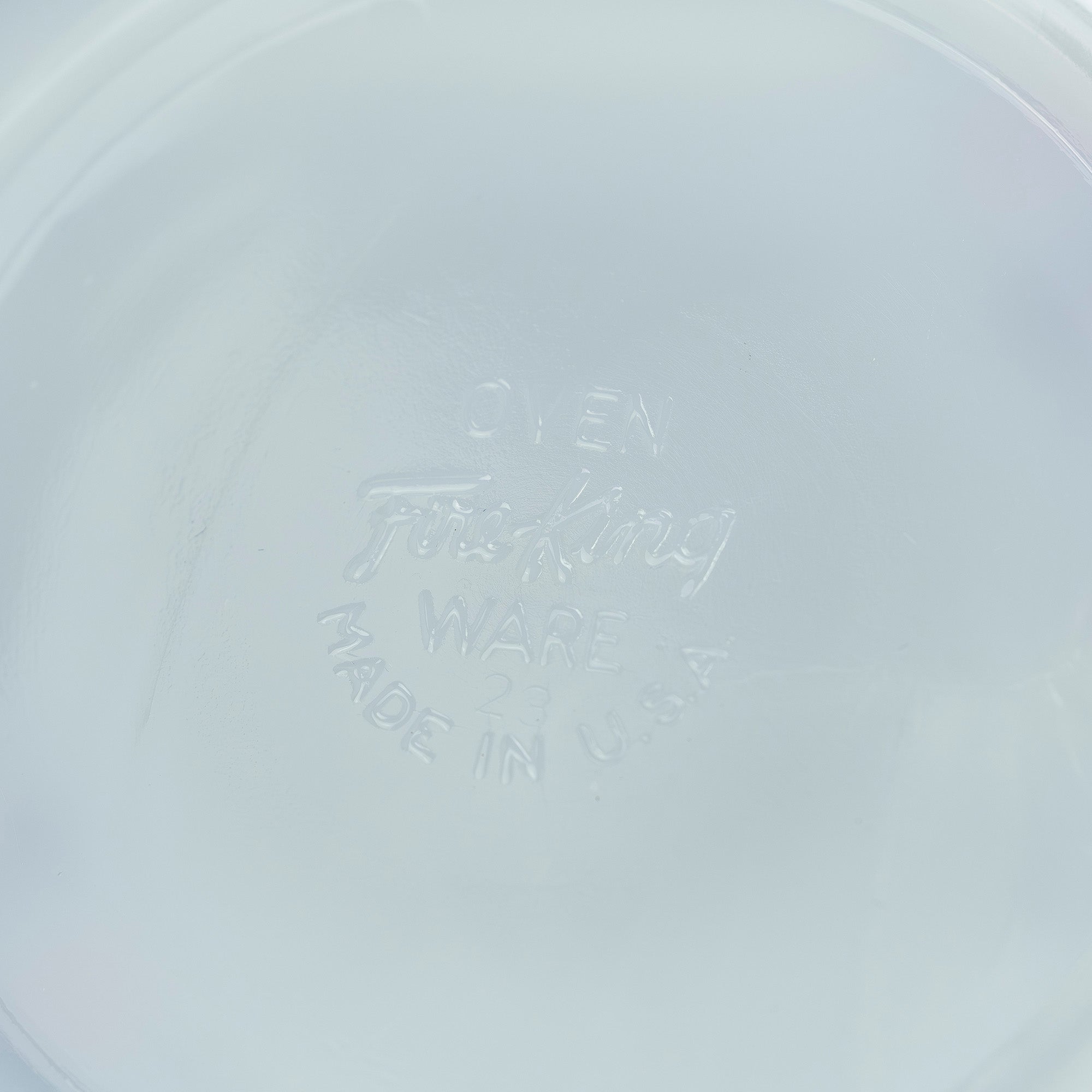 ファイヤーキング プリムローズ Fire-King Primrose カップ＆ソーサー ミルクガラス 1950～60年代 アメリカ製【ヴィンテージ】