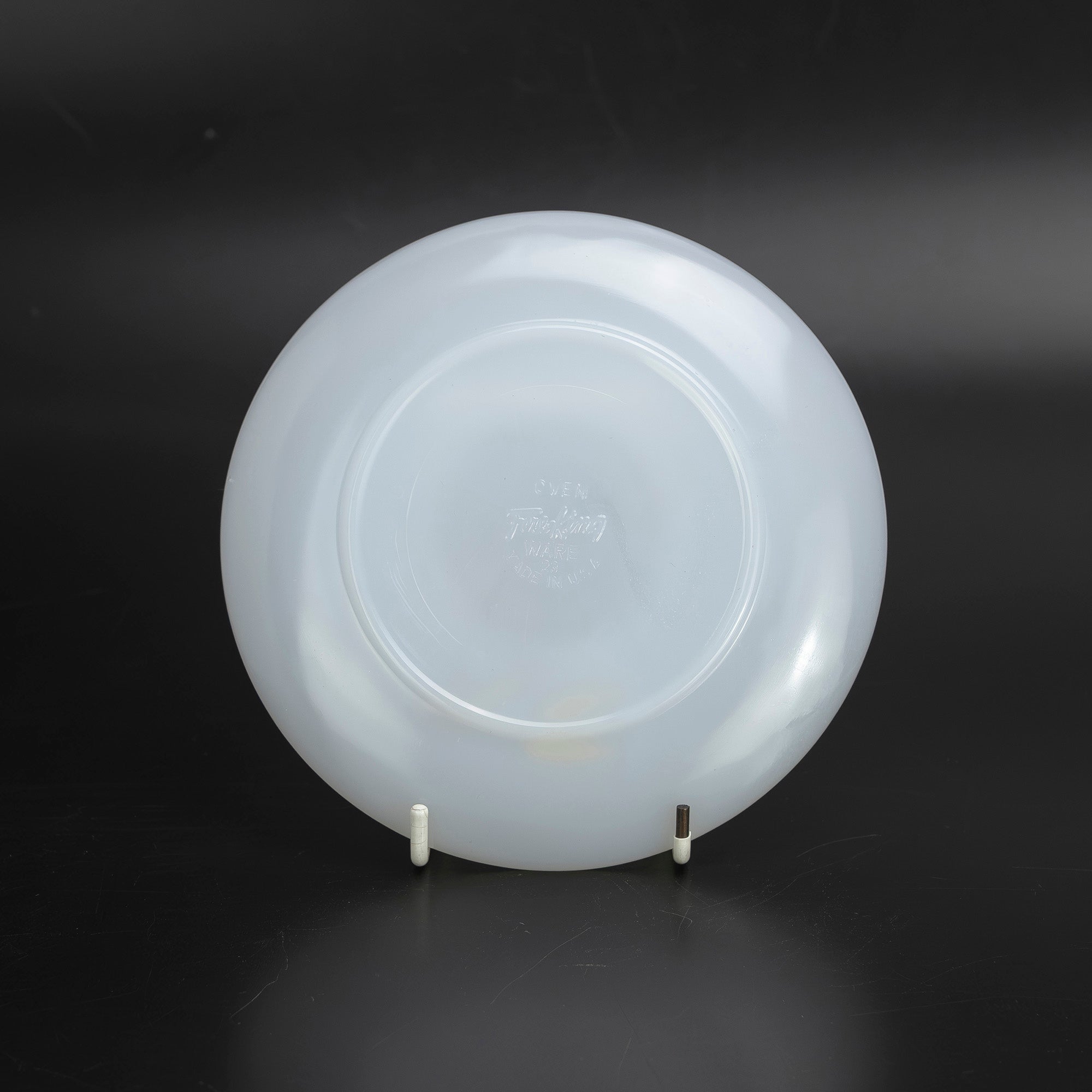 ファイヤーキング  ウィート Fire-King Wheat カップ＆ソーサー ミルクガラス 1950～60年代 アメリカ製【ヴィンテージ】