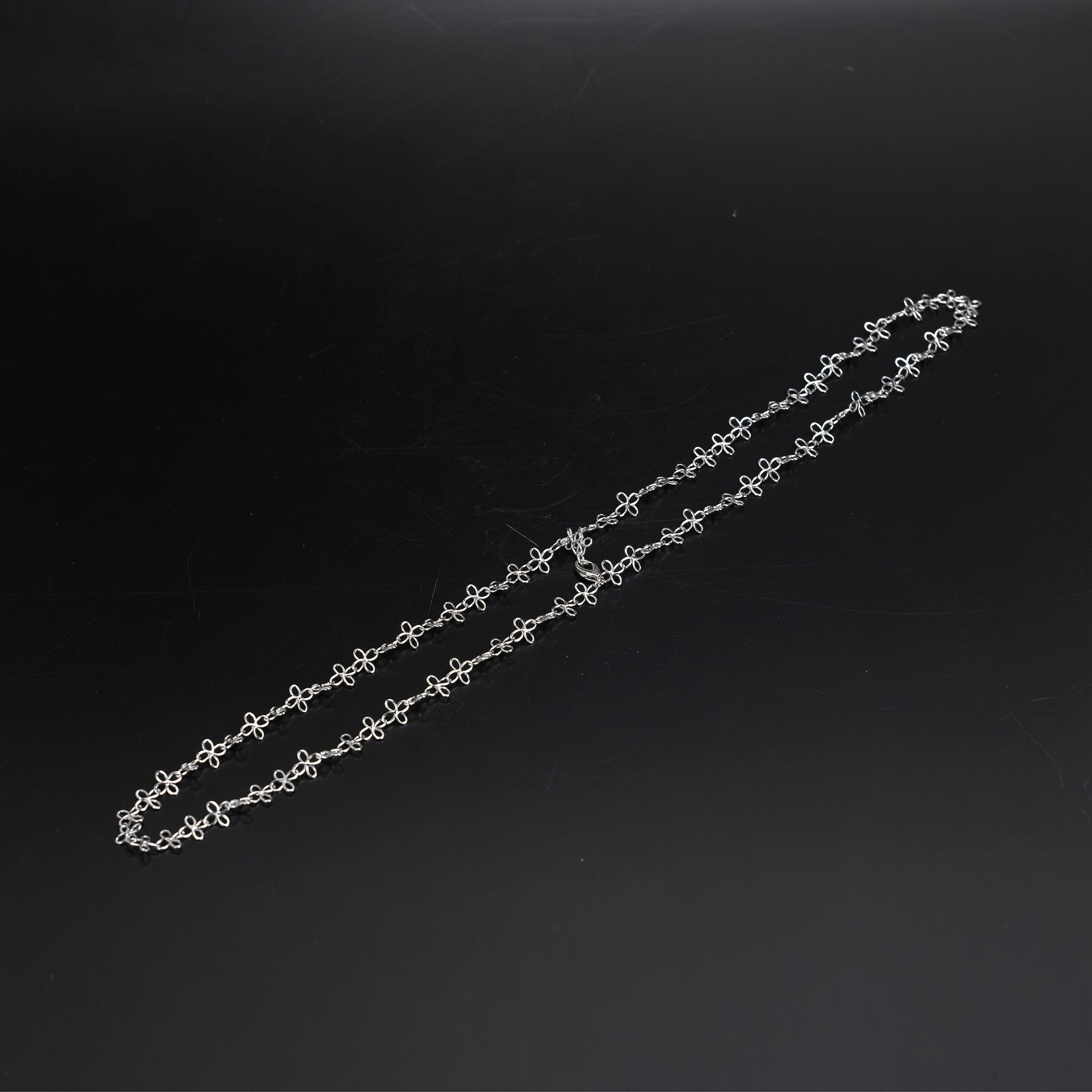 WAKO 銀座和光 ネックレス シルバー925 フラワーモチーフ レディース アクセサリー 【箱付】