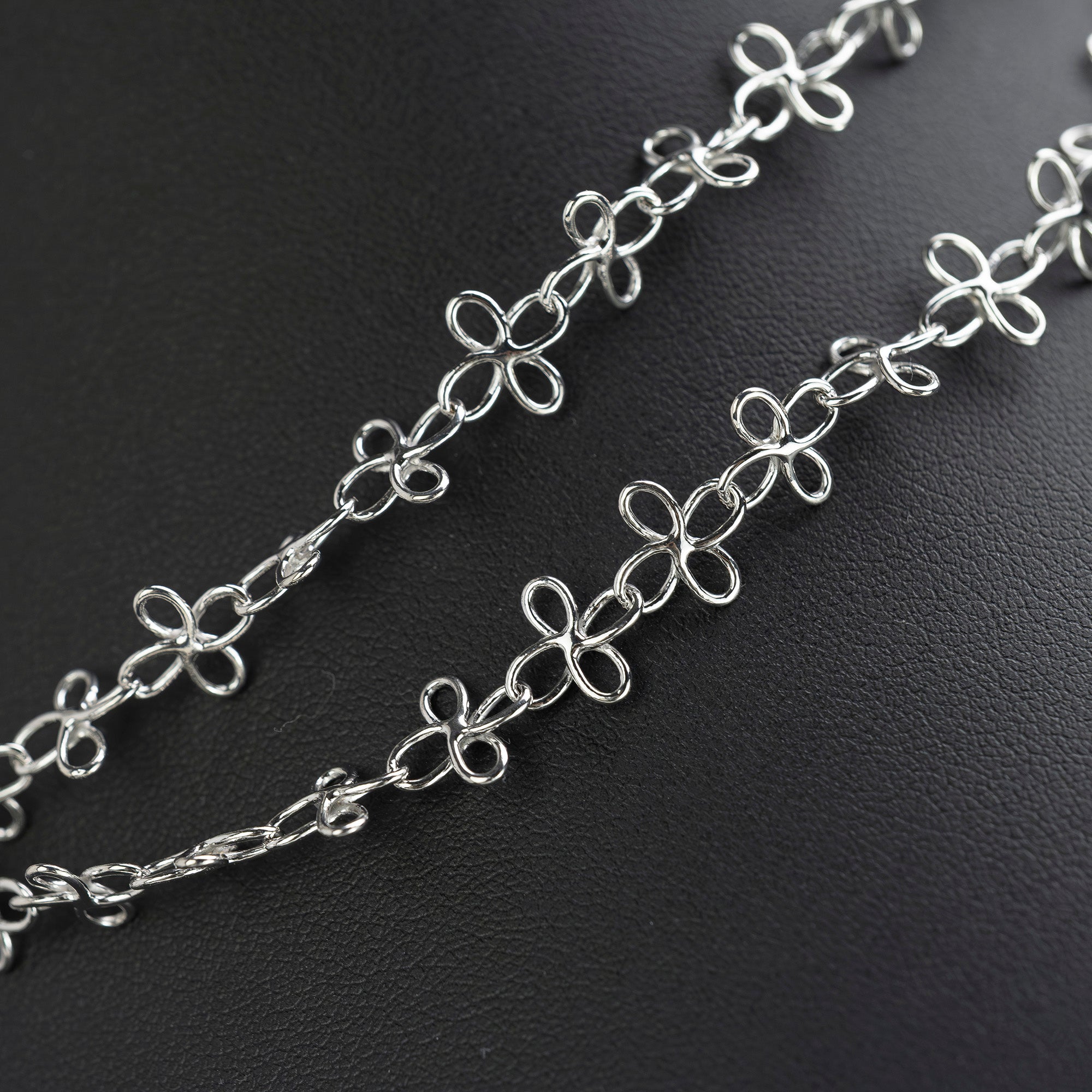 WAKO 銀座和光 ネックレス シルバー925 フラワーモチーフ レディース アクセサリー 【箱付】