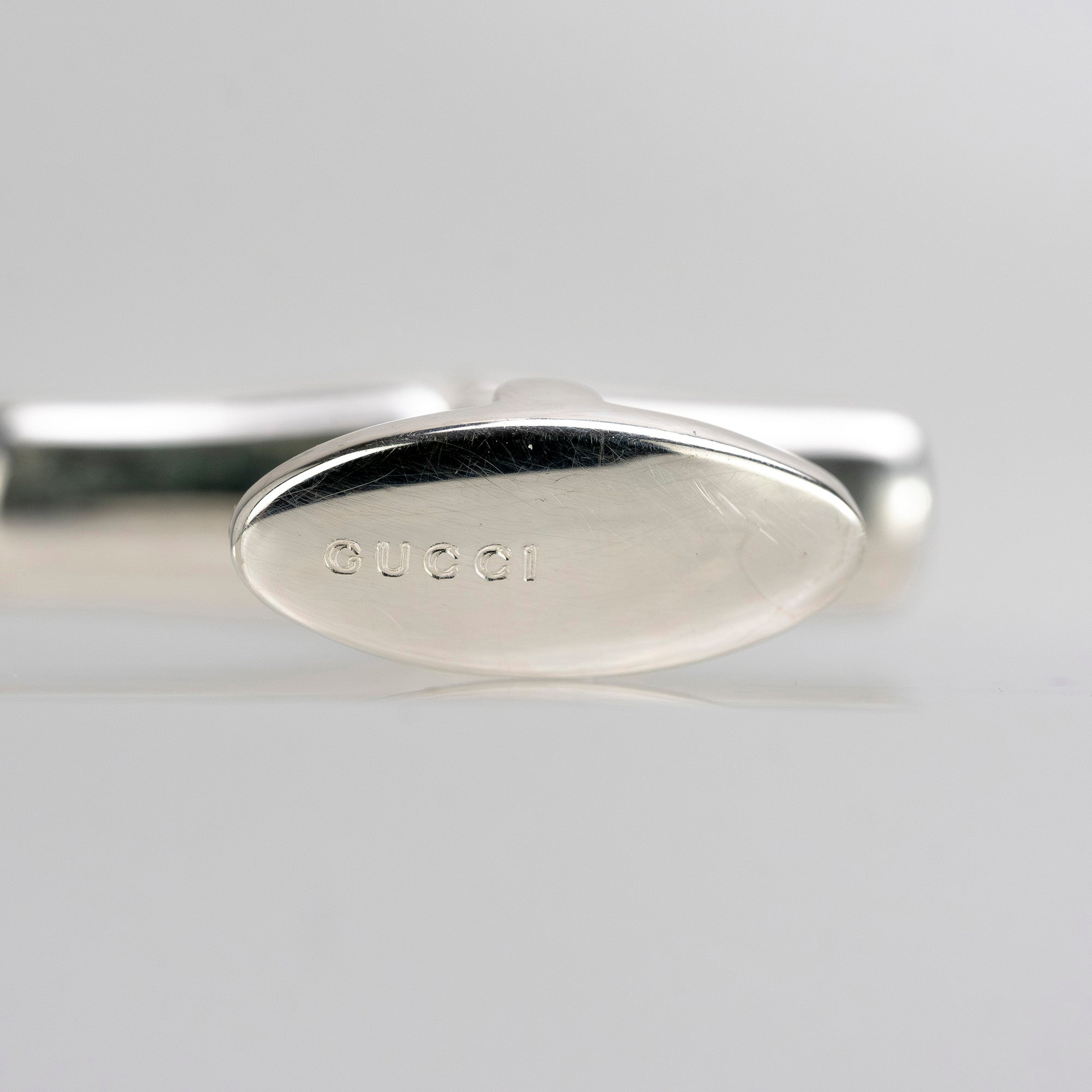 グッチ GUCCI カフス シルバー925 バンブーモチーフ カフリンクス メンズアクセサリー ブランド小物 フォーマル ビジネス イタリア製