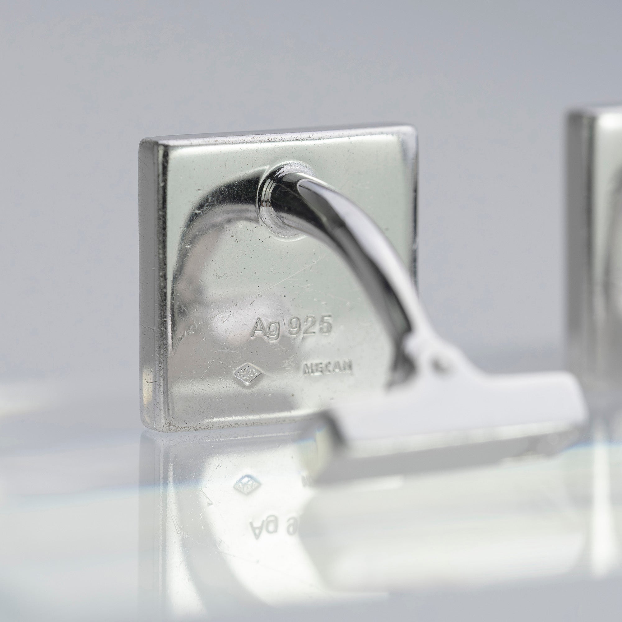 ルイ・ヴィトン  LOUIS VUITTON ブトン ドゥ マンシェット ダミエ4 カフス M64675 シルバー925