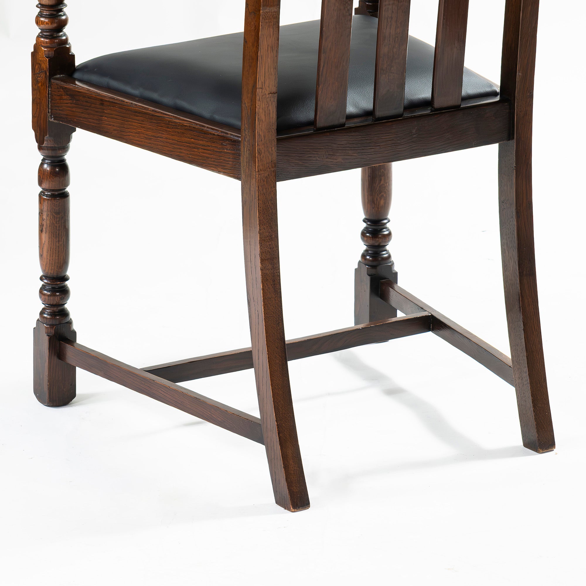 ダイニングチェア ロイズアンティークス Lloyd's Antiques アームチェア オーク材 PVCレザー アンティーク 英国クラシック ヴィンテージ