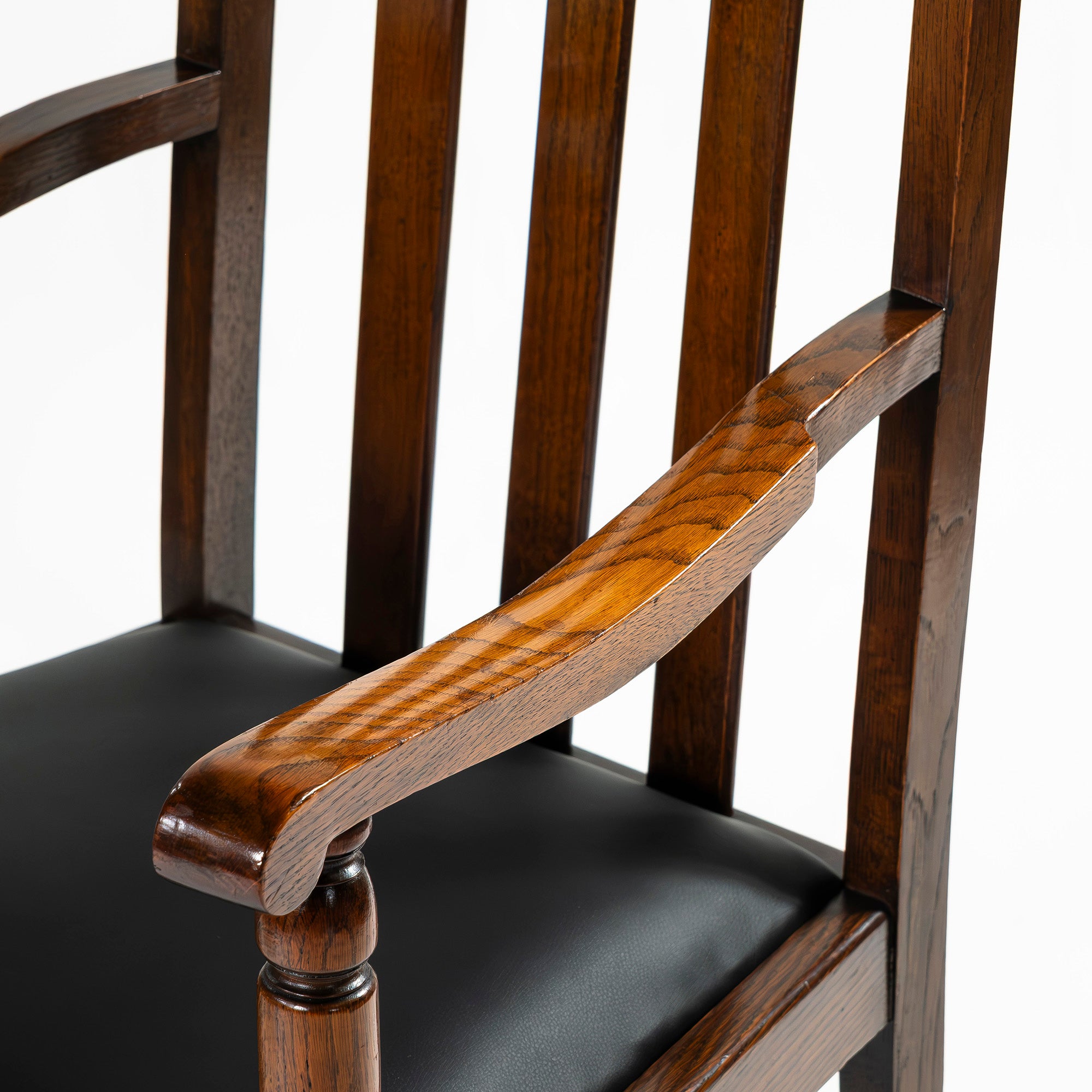 ダイニングチェア ロイズアンティークス Lloyd's Antiques アームチェア オーク材 PVCレザー アンティーク 英国クラシック ヴィンテージ