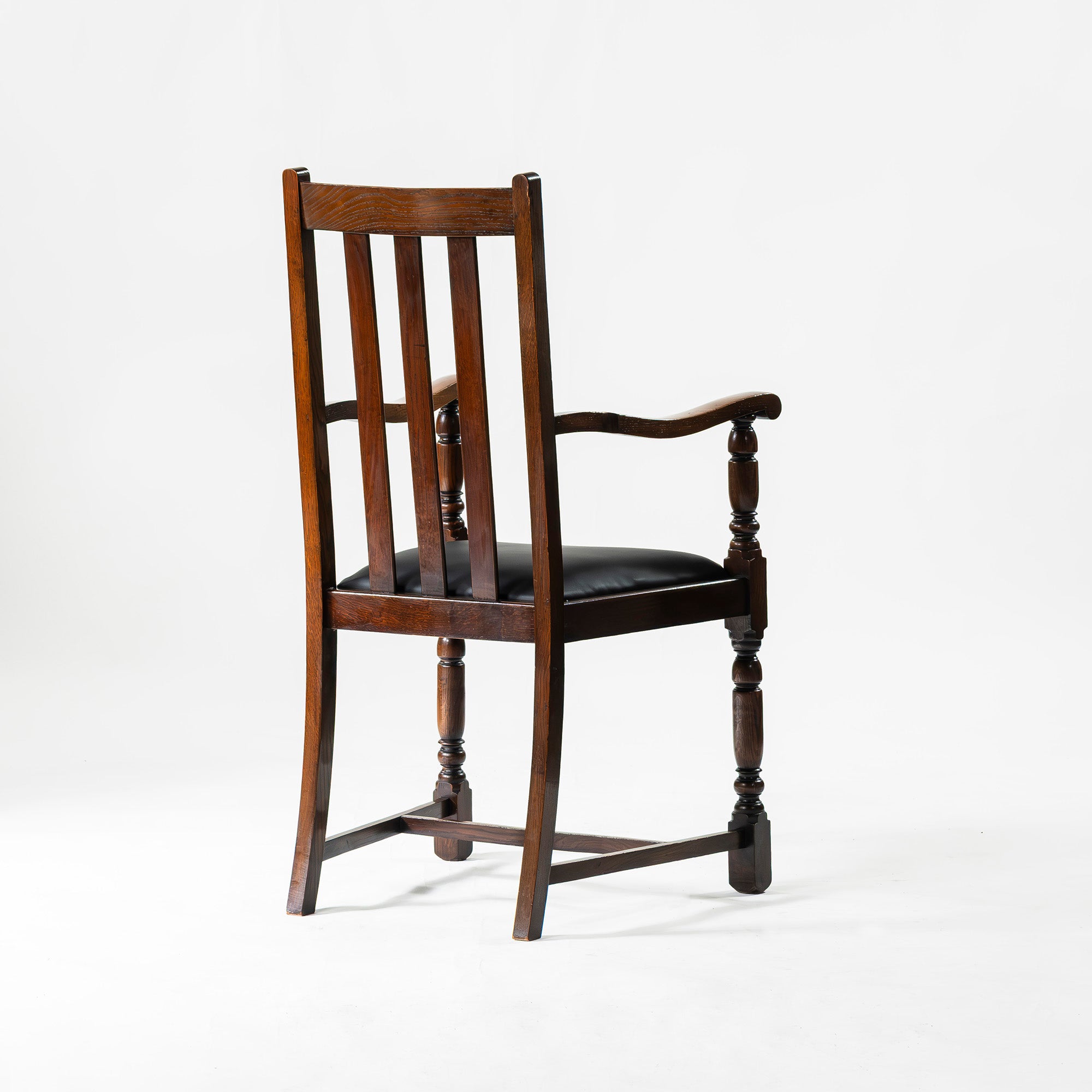 ダイニングチェア ロイズアンティークス Lloyd's Antiques アームチェア オーク材 PVCレザー アンティーク 英国クラシック ヴィンテージ