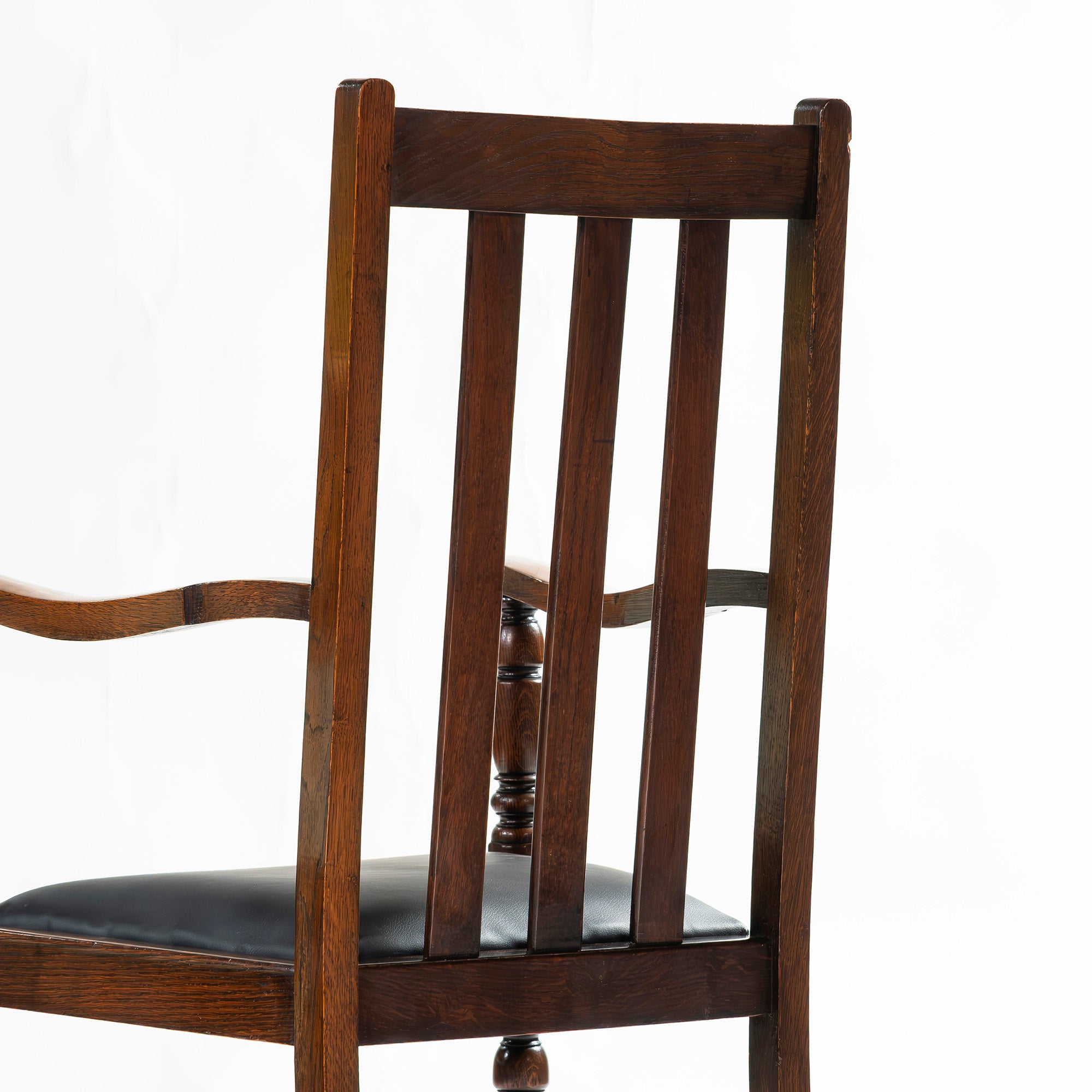 ダイニングチェア ロイズアンティークス Lloyd's Antiques アームチェア オーク材 PVCレザー アンティーク 英国クラシック ヴィンテージ