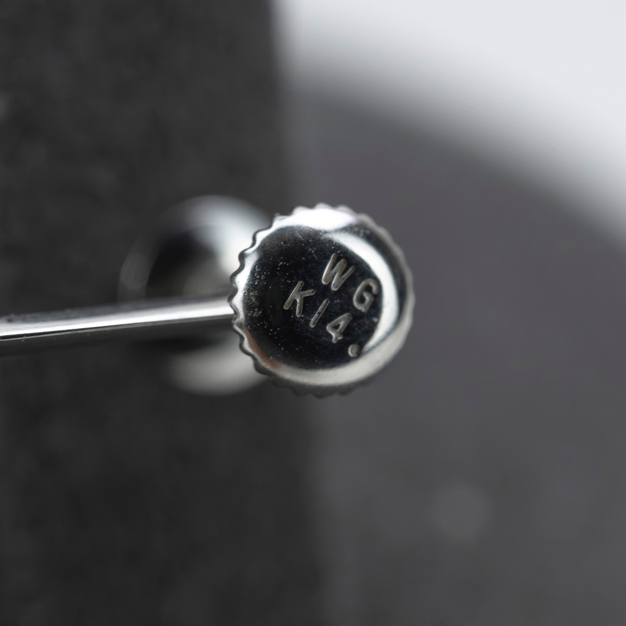 TASAKI 田崎真珠 パールイヤリング K14WG ホワイトゴールド 5mm珠 ケース付き フォーマル アクセサリー 冠婚葬祭