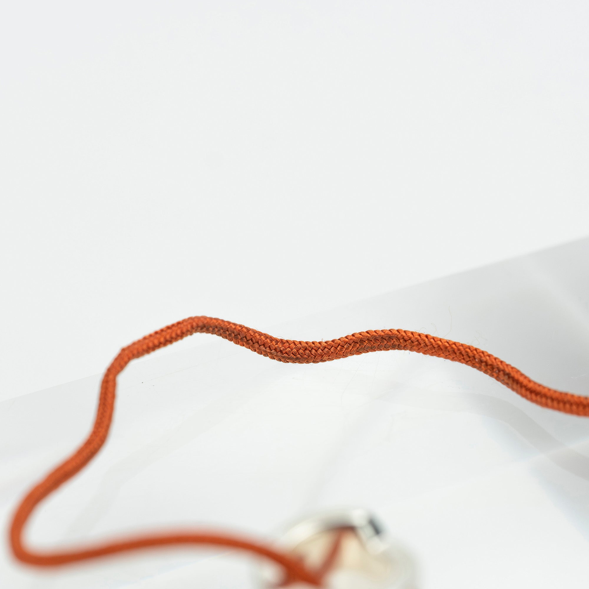 エルメス ネックレス イタリーク Hモチーフ シルバー925×テキスタイルコード ペンダント ユニセックス シルバーアクセサリー【箱付】