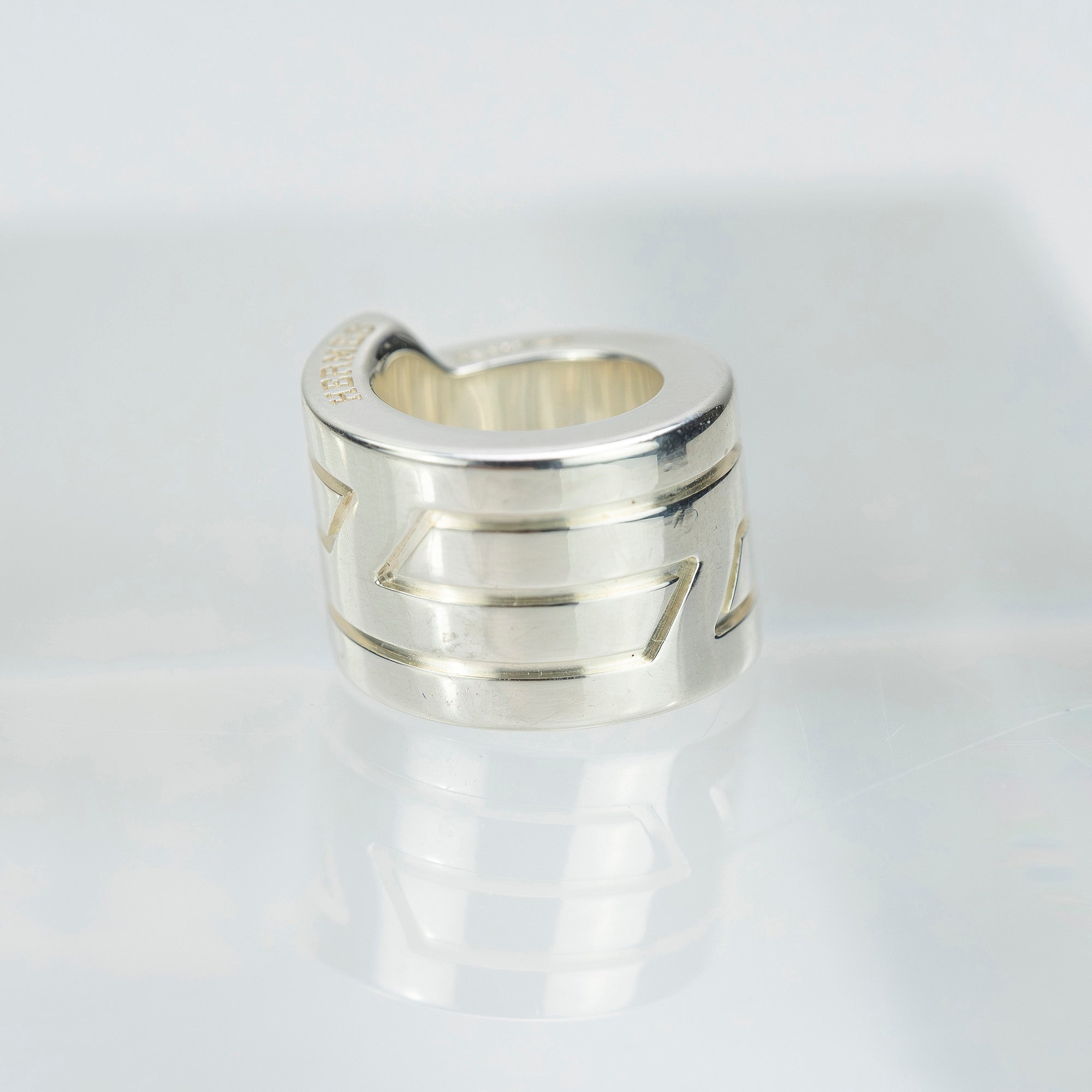 エルメス ネックレス イタリーク Hモチーフ シルバー925×テキスタイルコード ペンダント ユニセックス シルバーアクセサリー【箱付】