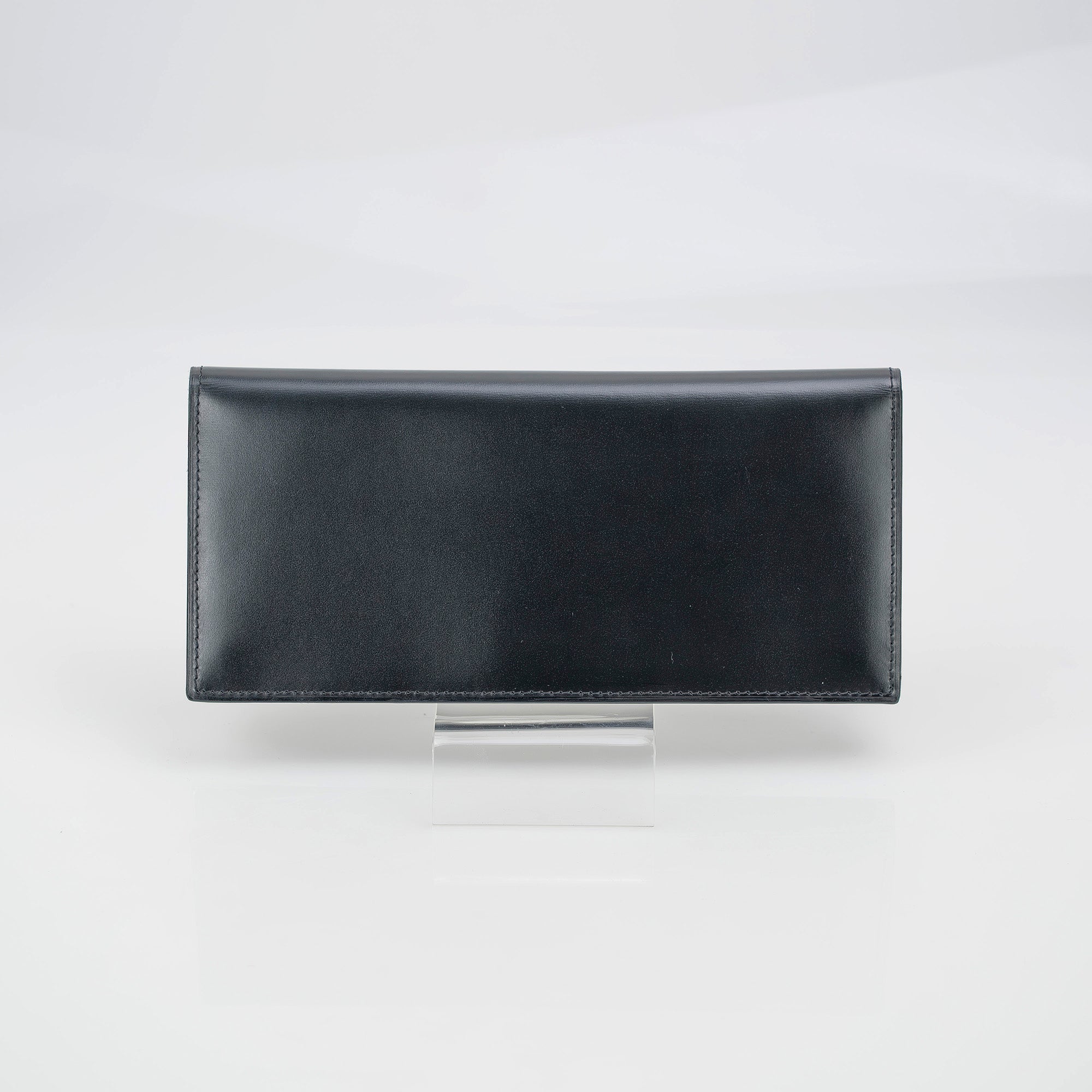 ダンヒル Dunhill  長財布 メンズ ブラック カード多数収納 小銭入れ無し 高級革財布【箱付】