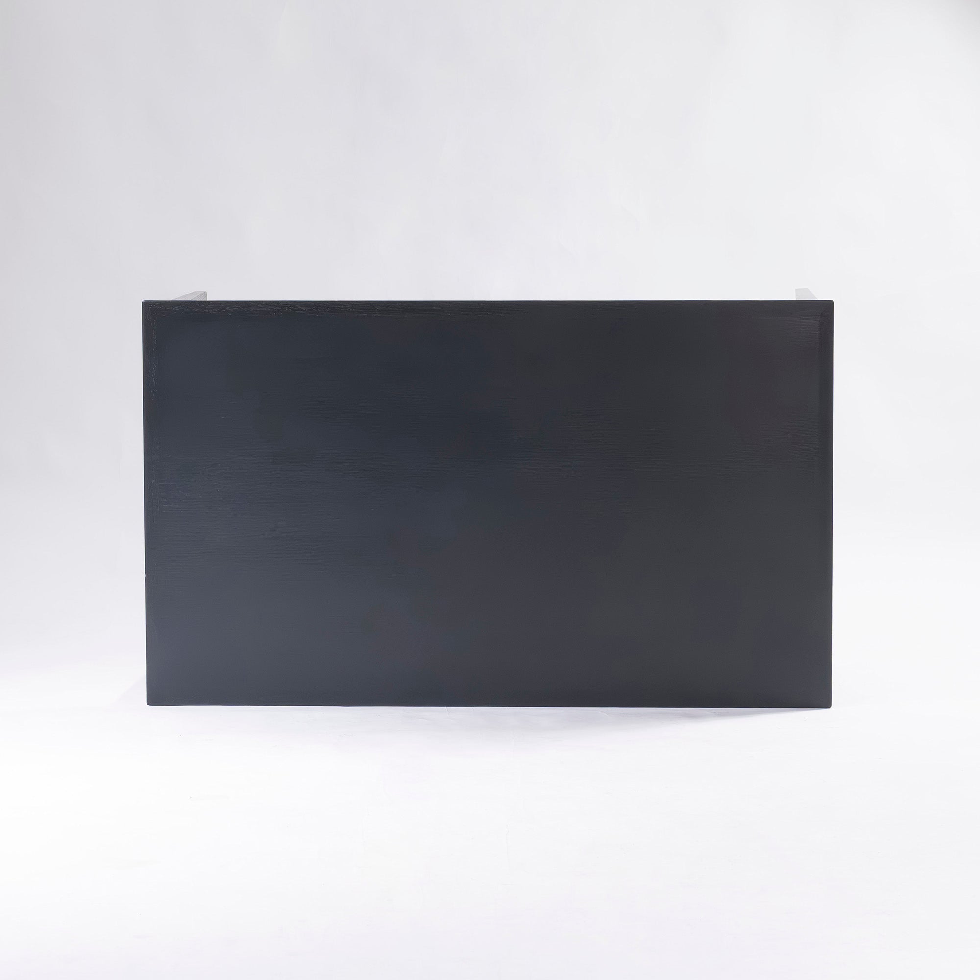 Akita Mokko AKIMOKU N-T005 Dining Table, Oak, Black, 135cm Wide, Modern, Scandinavian, Simple, Minimalist, Made in Japan by IDC Otsuka