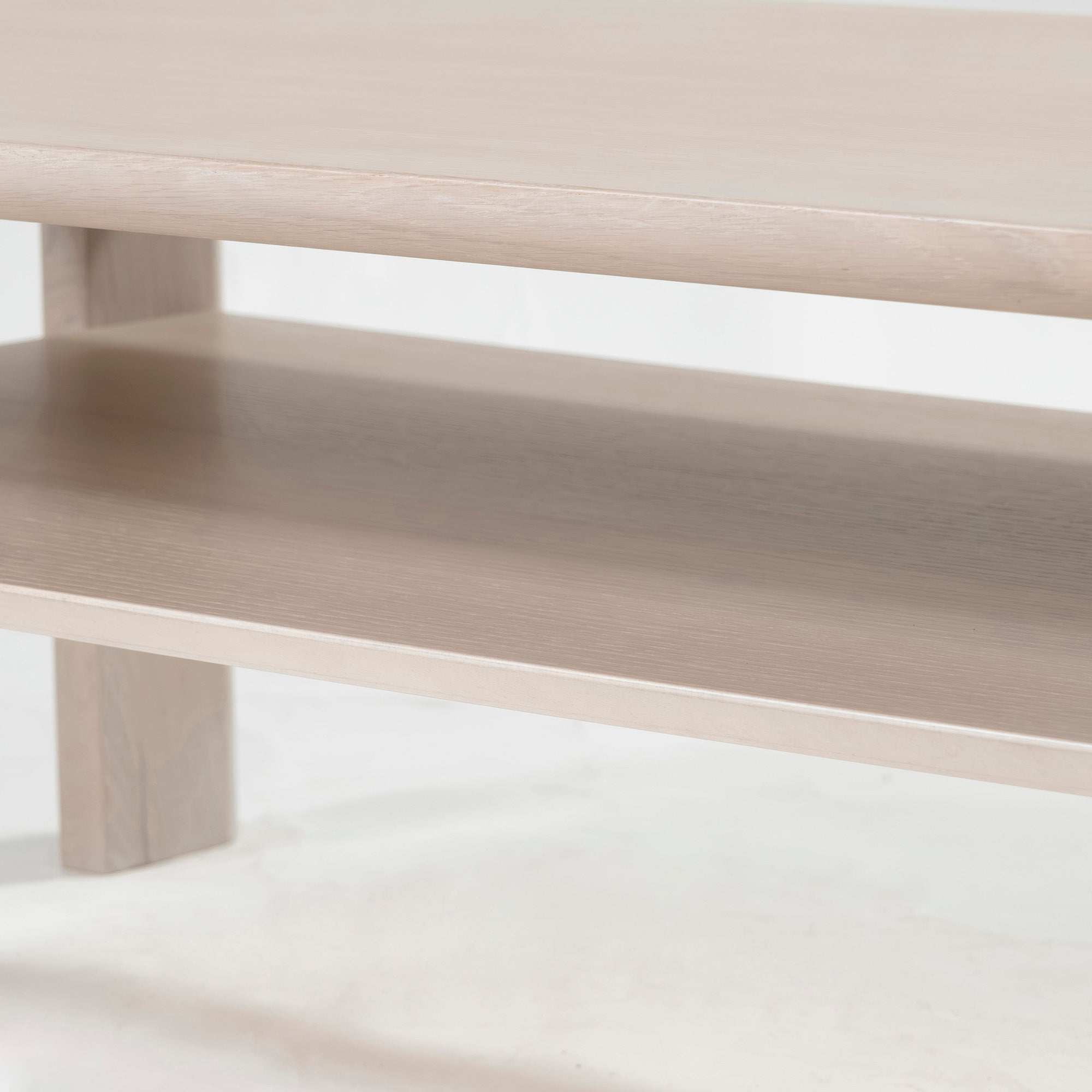 センターテーブル カリモク Karimoku TU4253 オーク材 シアーホワイト 幅120 ローテーブル 棚付き リビングテーブル ナチュラル 和モダン