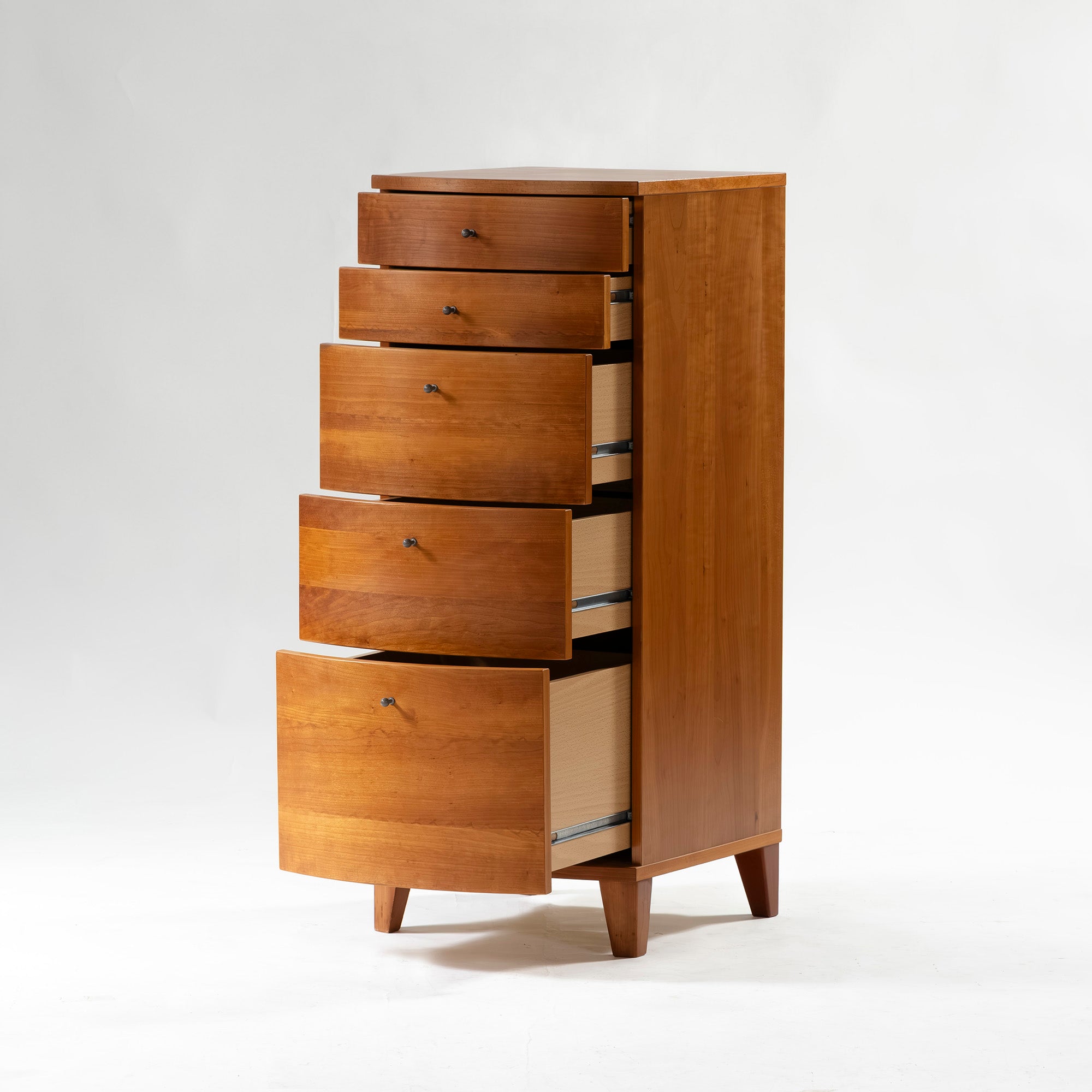 チェスト アクタス ACTUS WAVE ウェーブ スリムチェスト チェリー材 スウェーデン製 収納家具 リビング収納 北欧 ナチュラル モダン