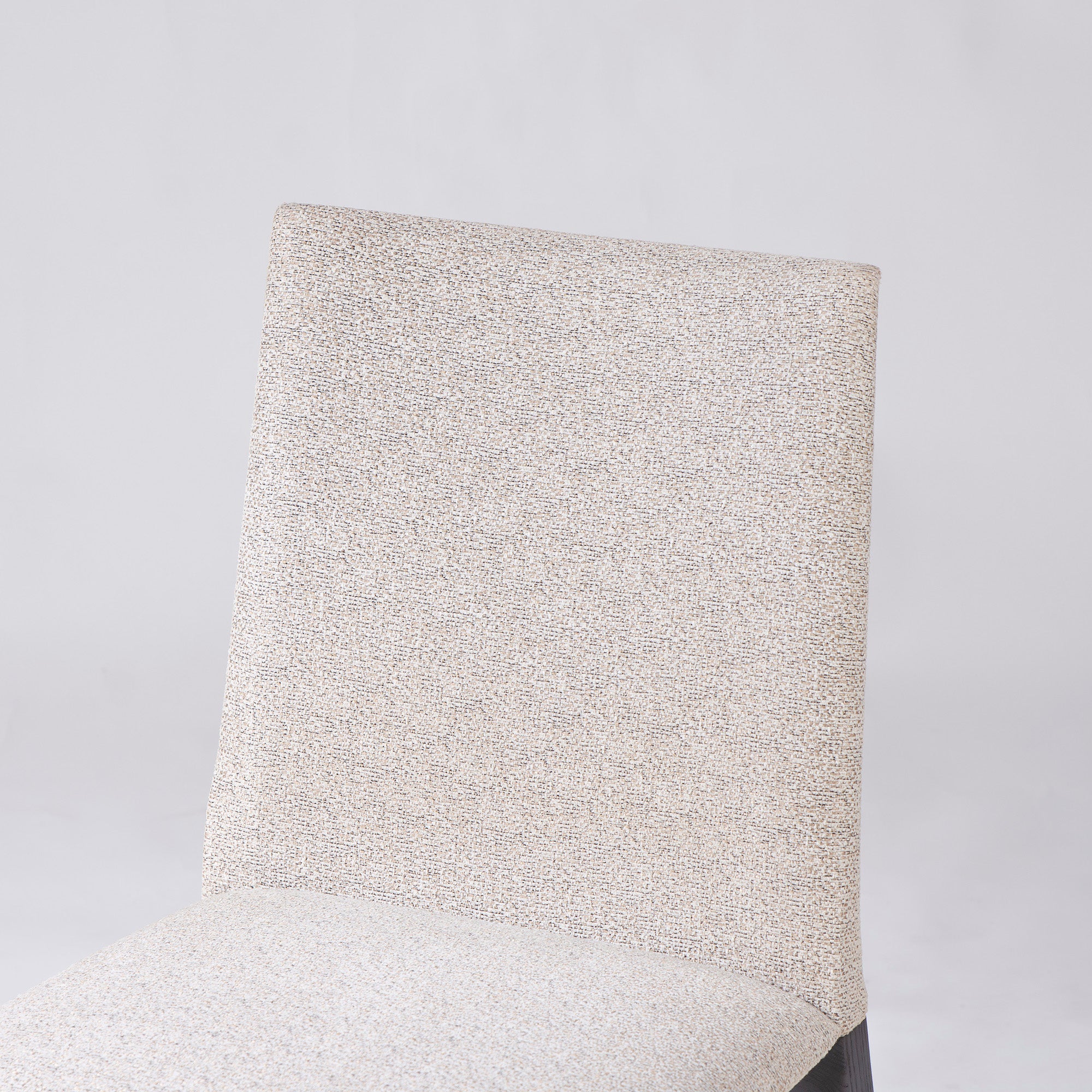 Cassina IXC. LINE armless dining chair (4) in ash wood and fabric, Italian modern luxury design