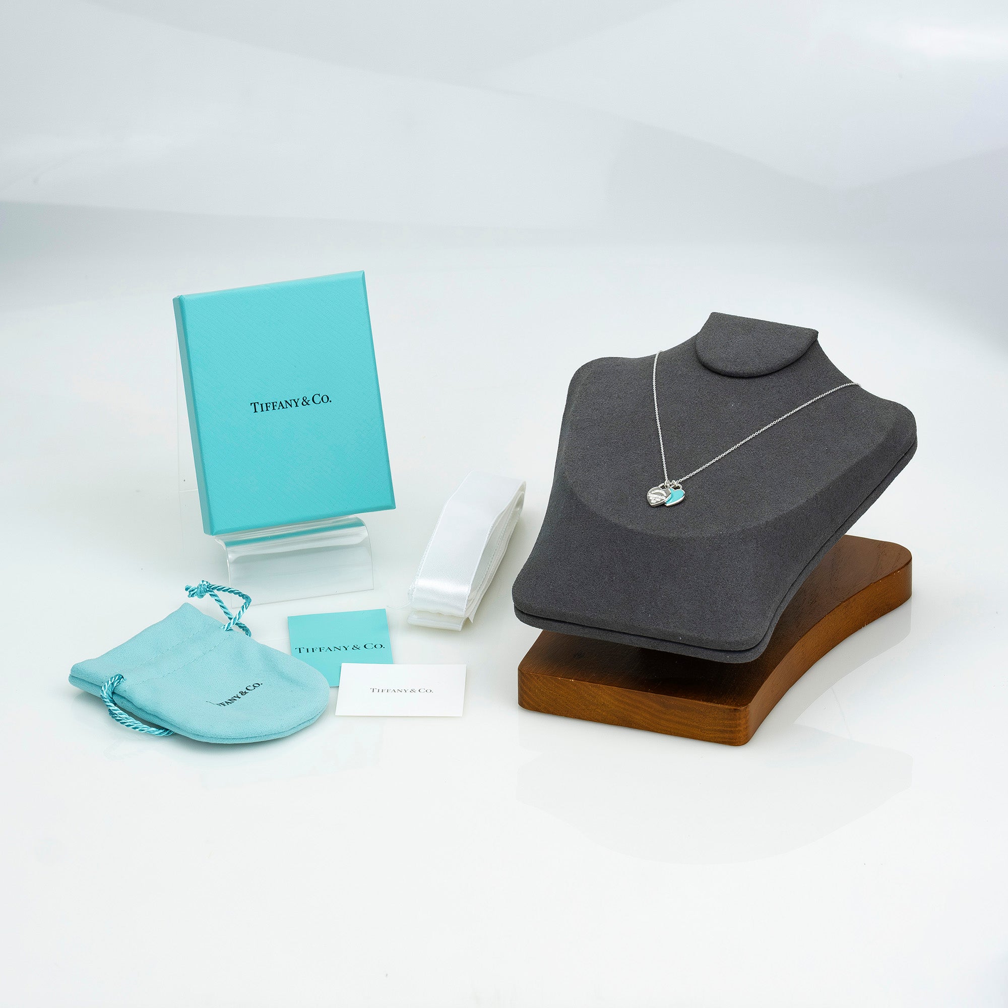 ティファニー TIFFANY & Co. リターントゥティファニー ダブルハートタグ ネックレス シルバー925 【箱・保存袋・リボン付】