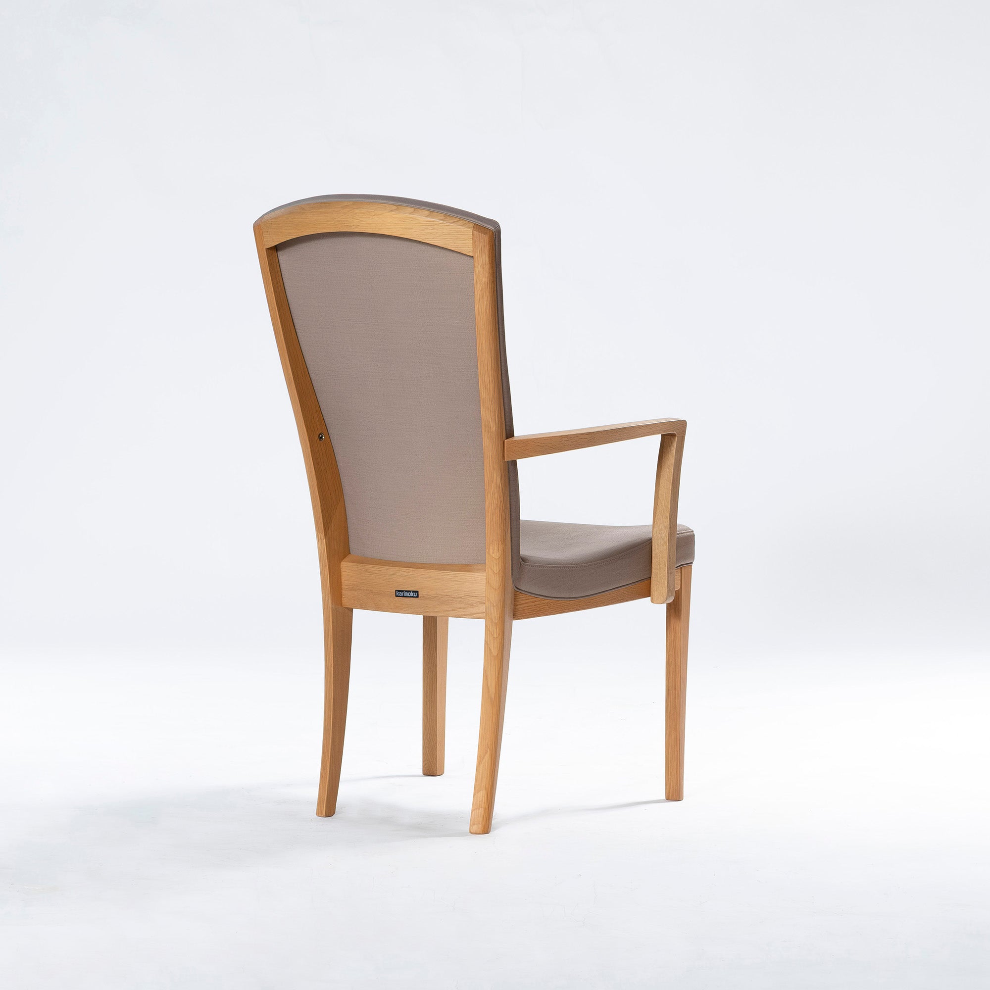 ダイニングチェア カリモク karimoku CT78 アームチェア ピュアオーク(1) オーク材 無垢材 合成皮革 和モダン クラシックモダン ハイバック