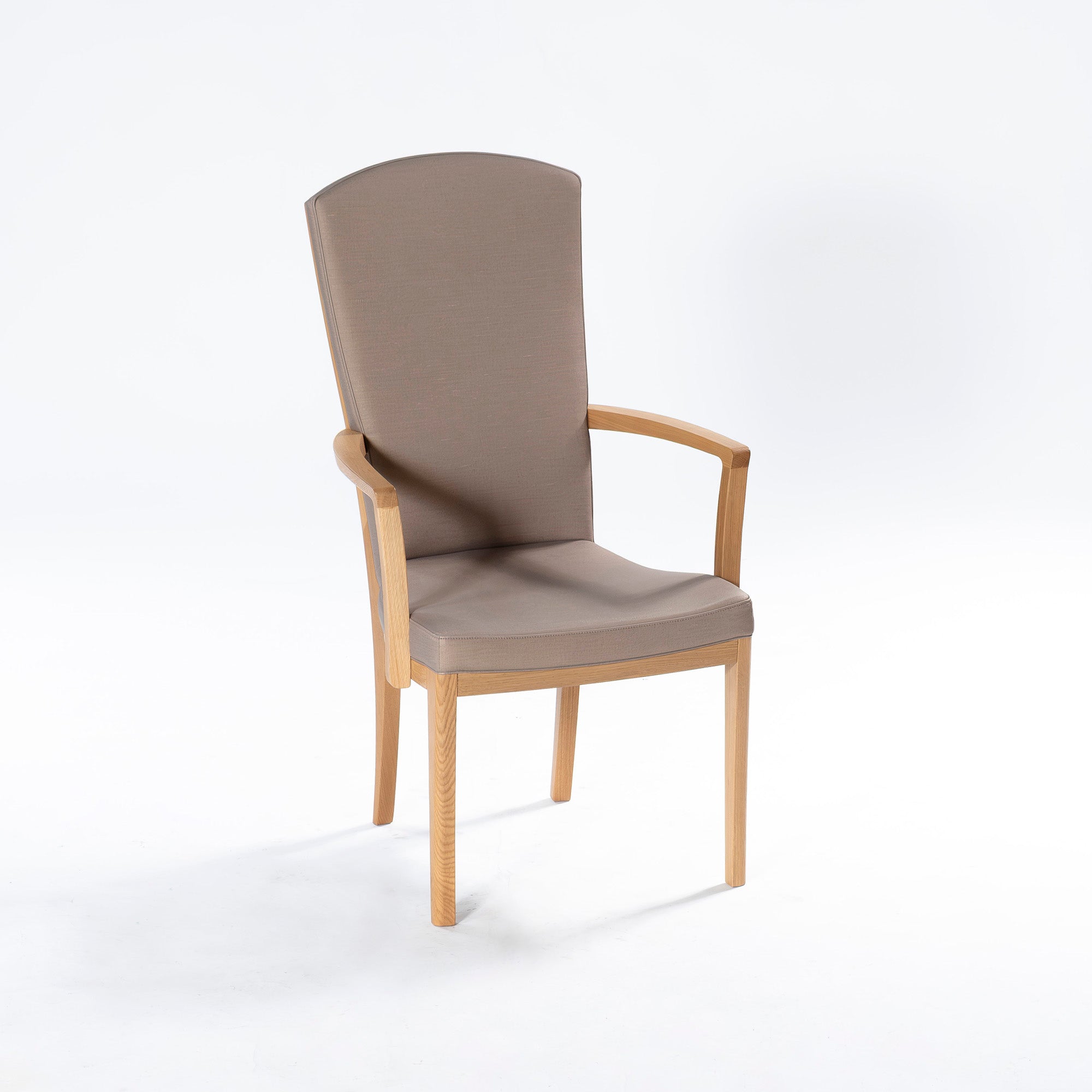 ダイニングチェア カリモク karimoku CT78 アームチェア ピュアオーク(2) オーク材 無垢材 合成皮革 和モダン クラシックモダン ハイバック