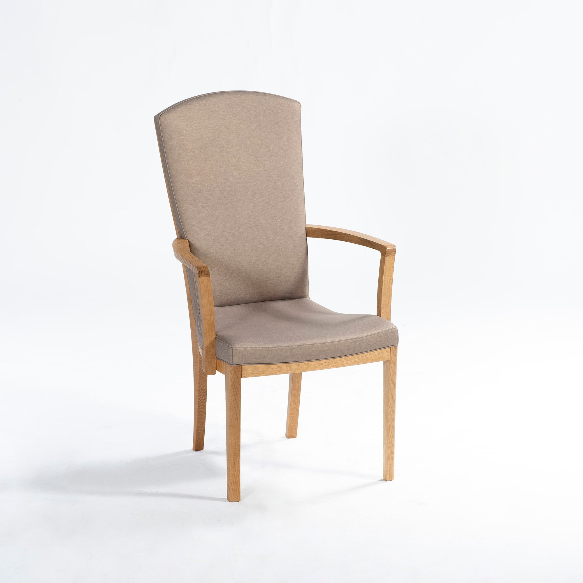 ダイニングチェア カリモク karimoku CT78 アームチェア ピュアオーク(3) オーク材 無垢材 合成皮革 和モダン クラシックモダン ハイバック