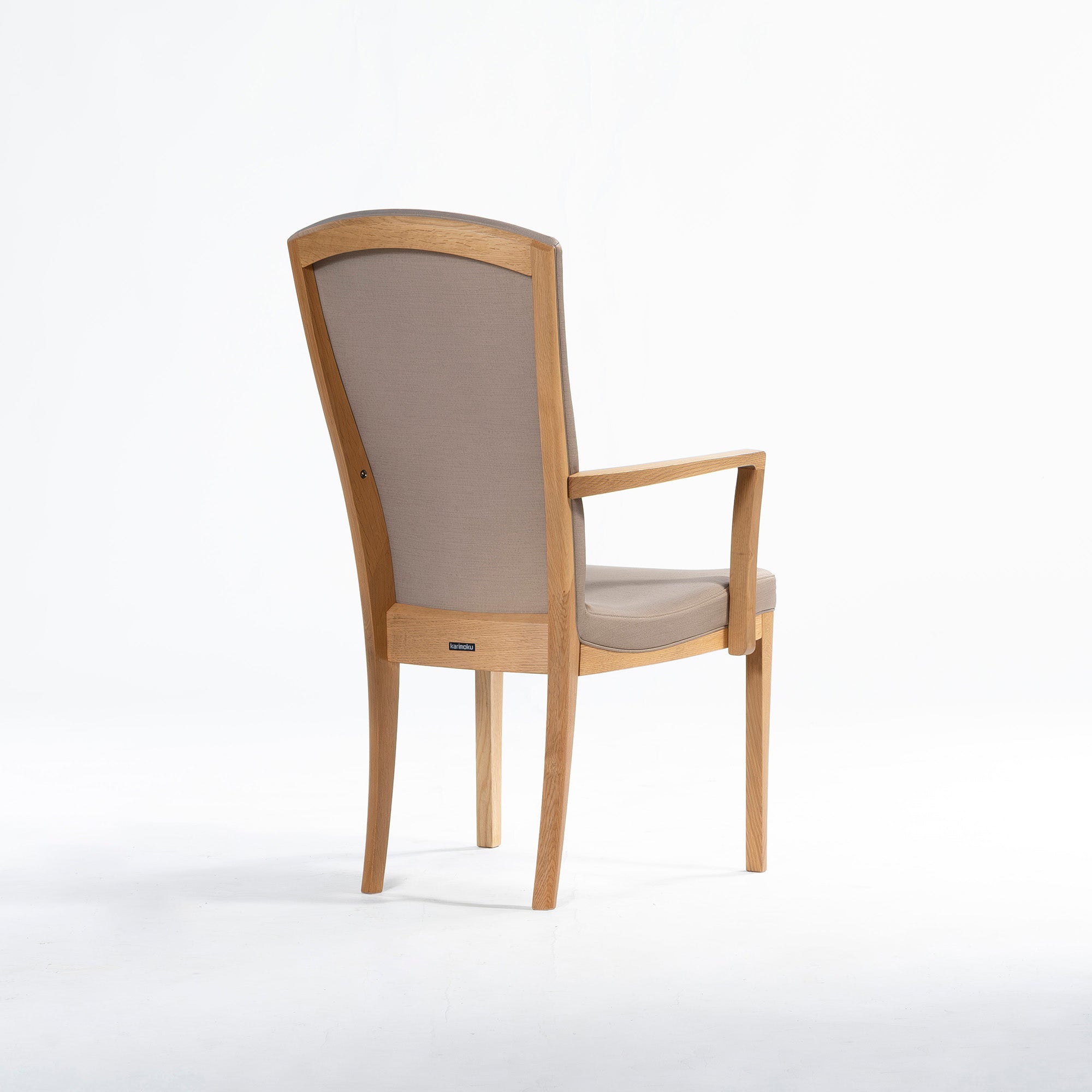 ダイニングチェア カリモク karimoku CT78 アームチェア ピュアオーク(3) オーク材 無垢材 合成皮革 和モダン クラシックモダン ハイバック