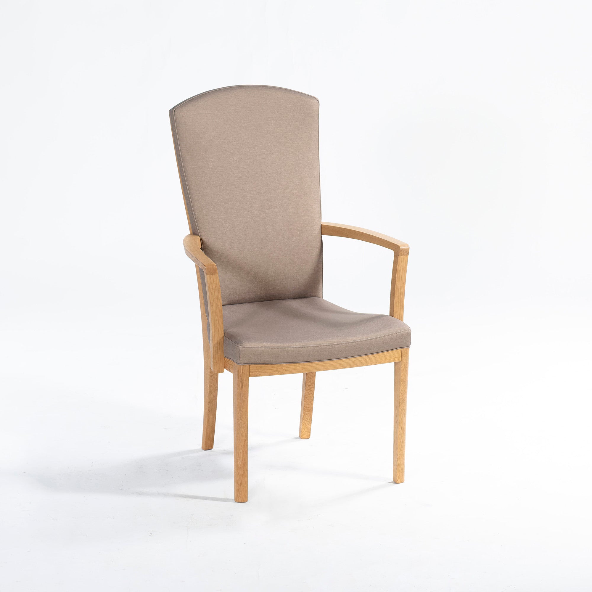 ダイニングチェア カリモク karimoku CT78 アームチェア ピュアオーク(4) オーク材 無垢材 合成皮革 和モダン クラシックモダン ハイバック