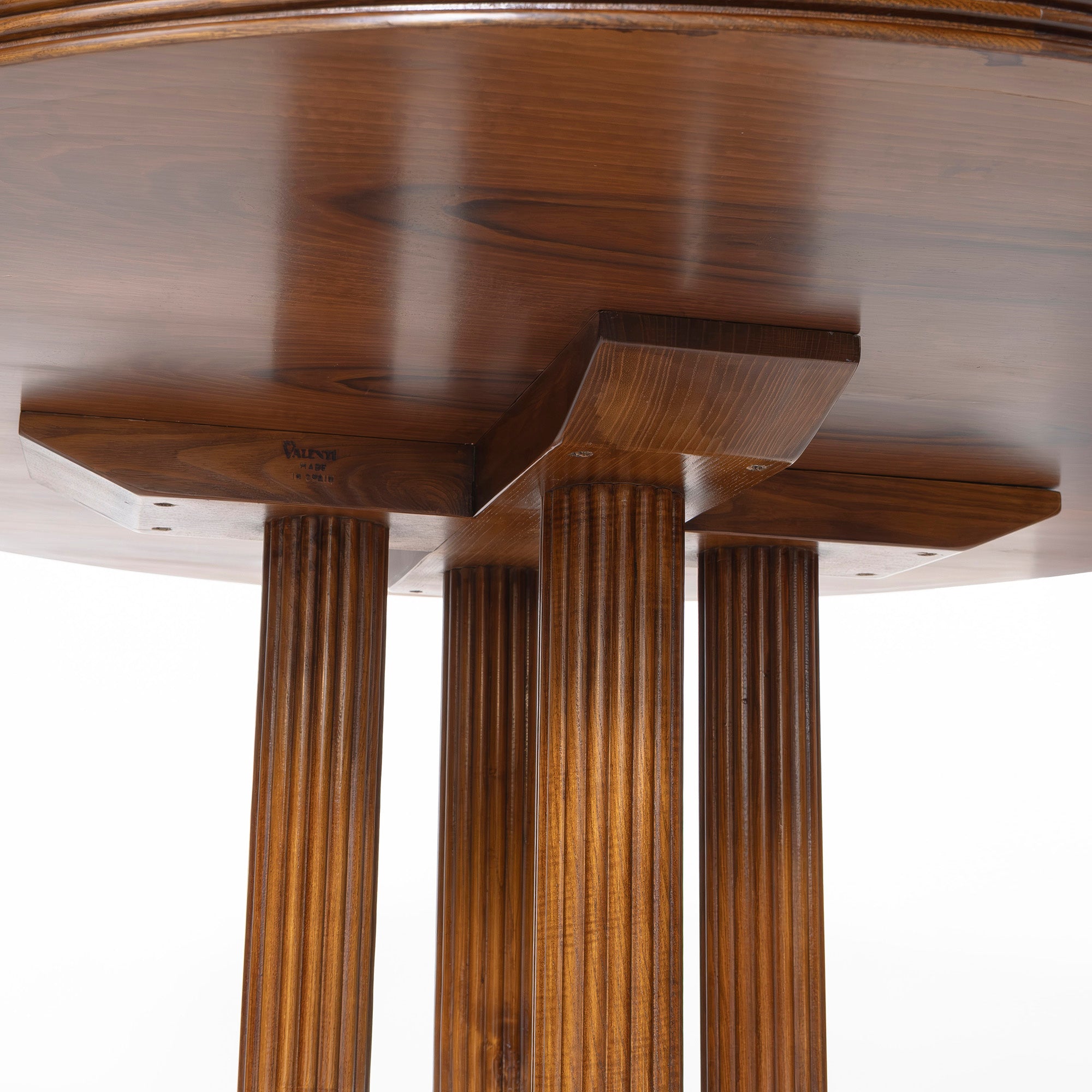ダイニングテーブル バロッサバレンティ VARO,S.A. VALENTI ラウンドテーブル ウォールナット スペイン製 アンティーク クラシック 円卓