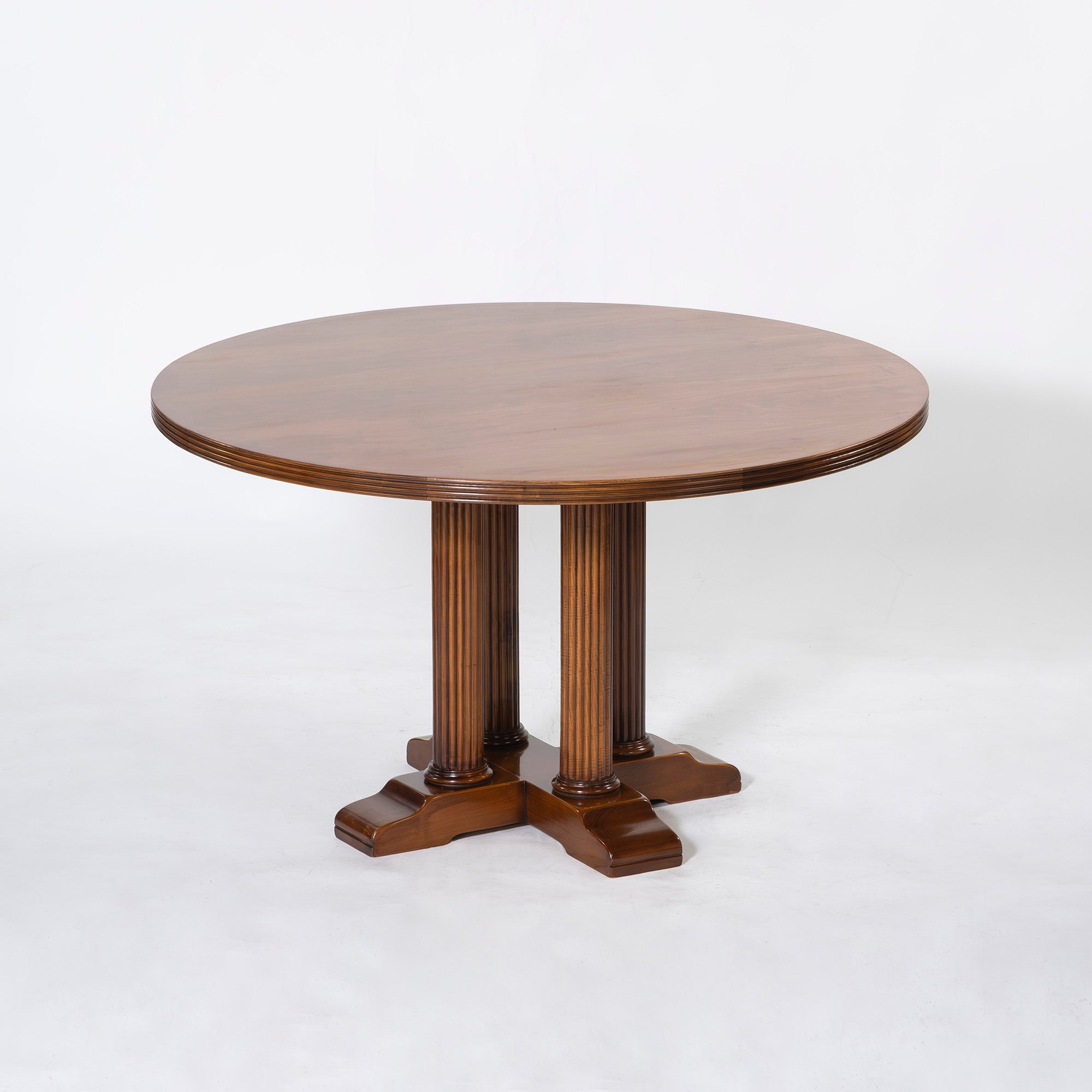 ダイニングテーブル バロッサバレンティ VARO,S.A. VALENTI ラウンドテーブル ウォールナット スペイン製 アンティーク クラシック 円卓