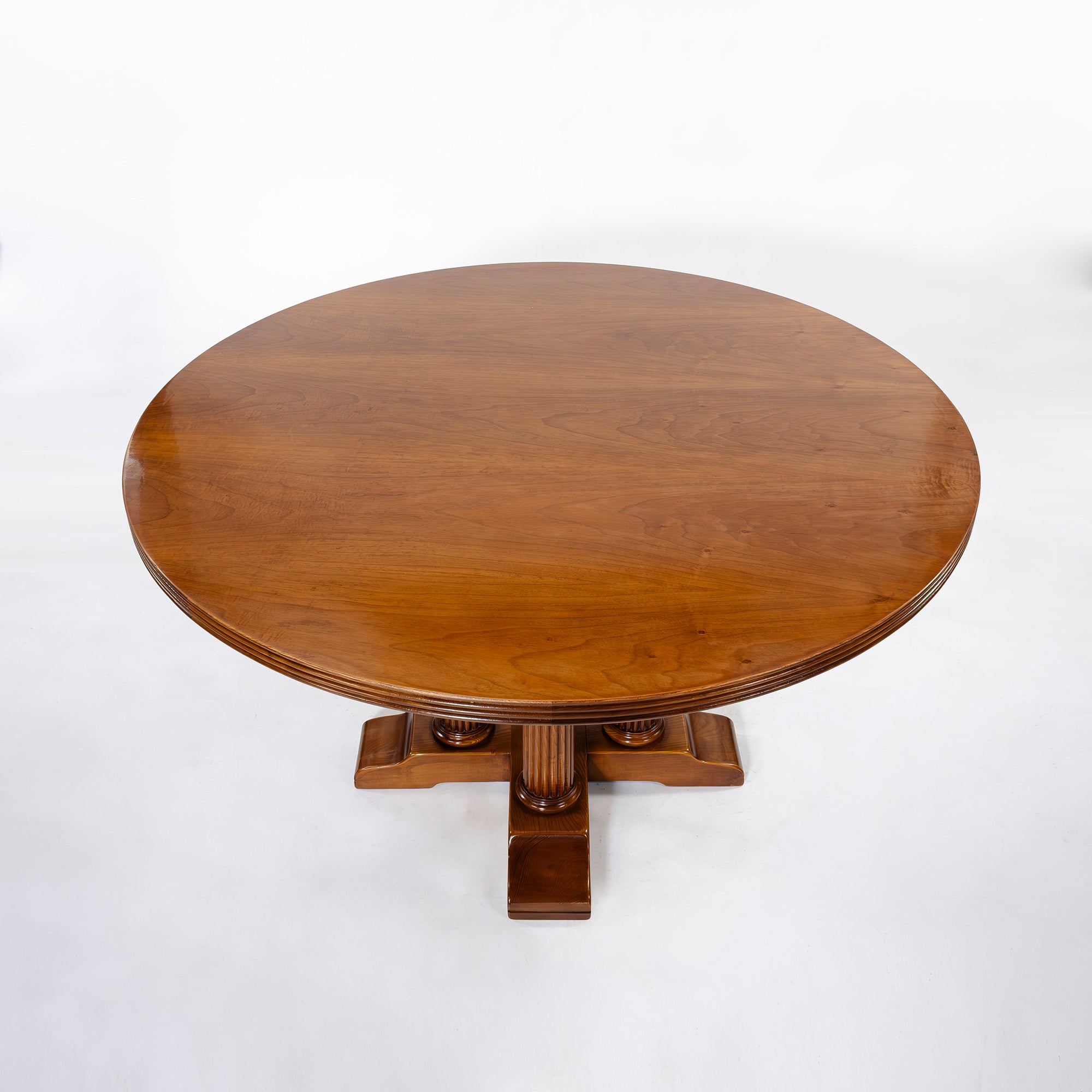 ダイニングテーブル バロッサバレンティ VARO,S.A. VALENTI ラウンドテーブル ウォールナット スペイン製 アンティーク クラシック 円卓