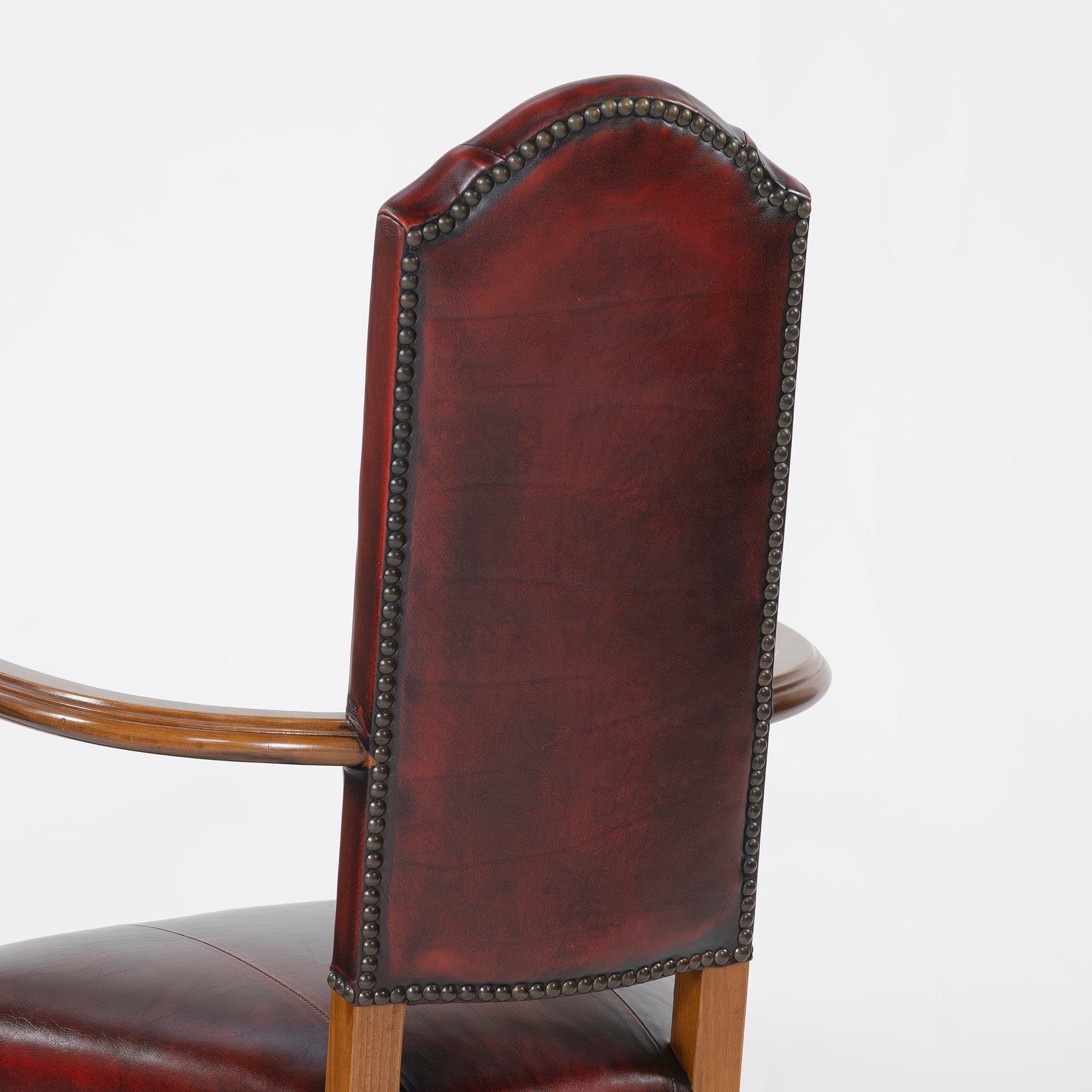 ダイニングチェア バロッサバレンティ VARO,S.A. VALENTI カクトワールチェア ウォールナット 本革(1) スペイン アームチェア アンティーク